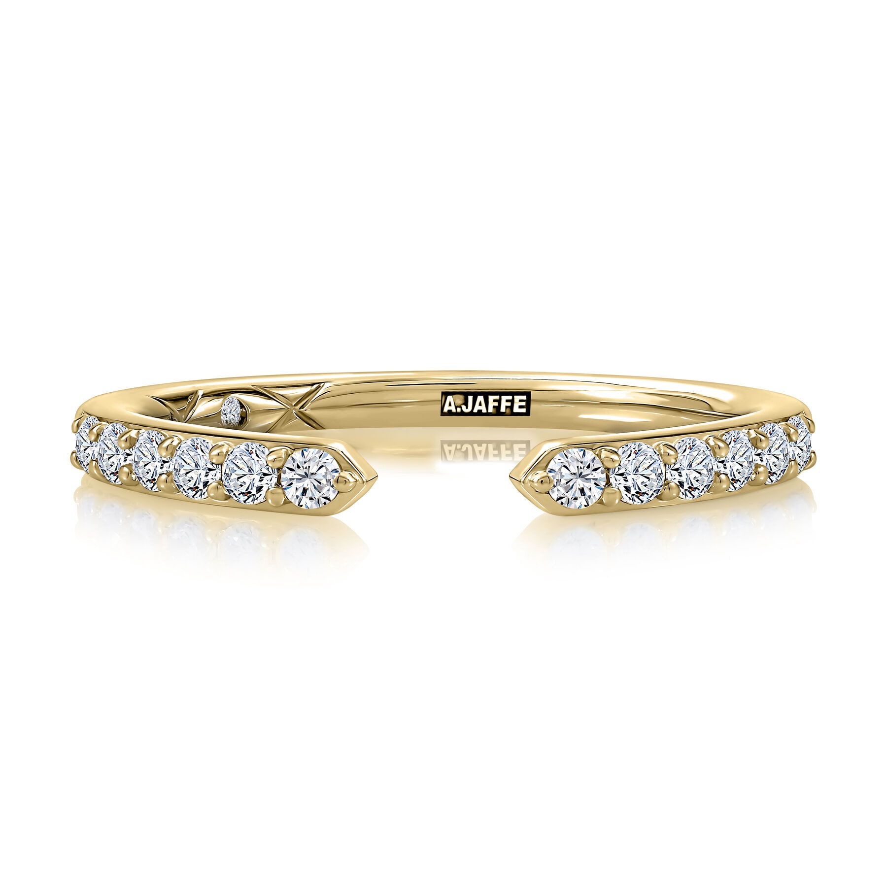 A Jaffe Open Shank Diamond Wedding Band (0.25 Ct. Tw.)