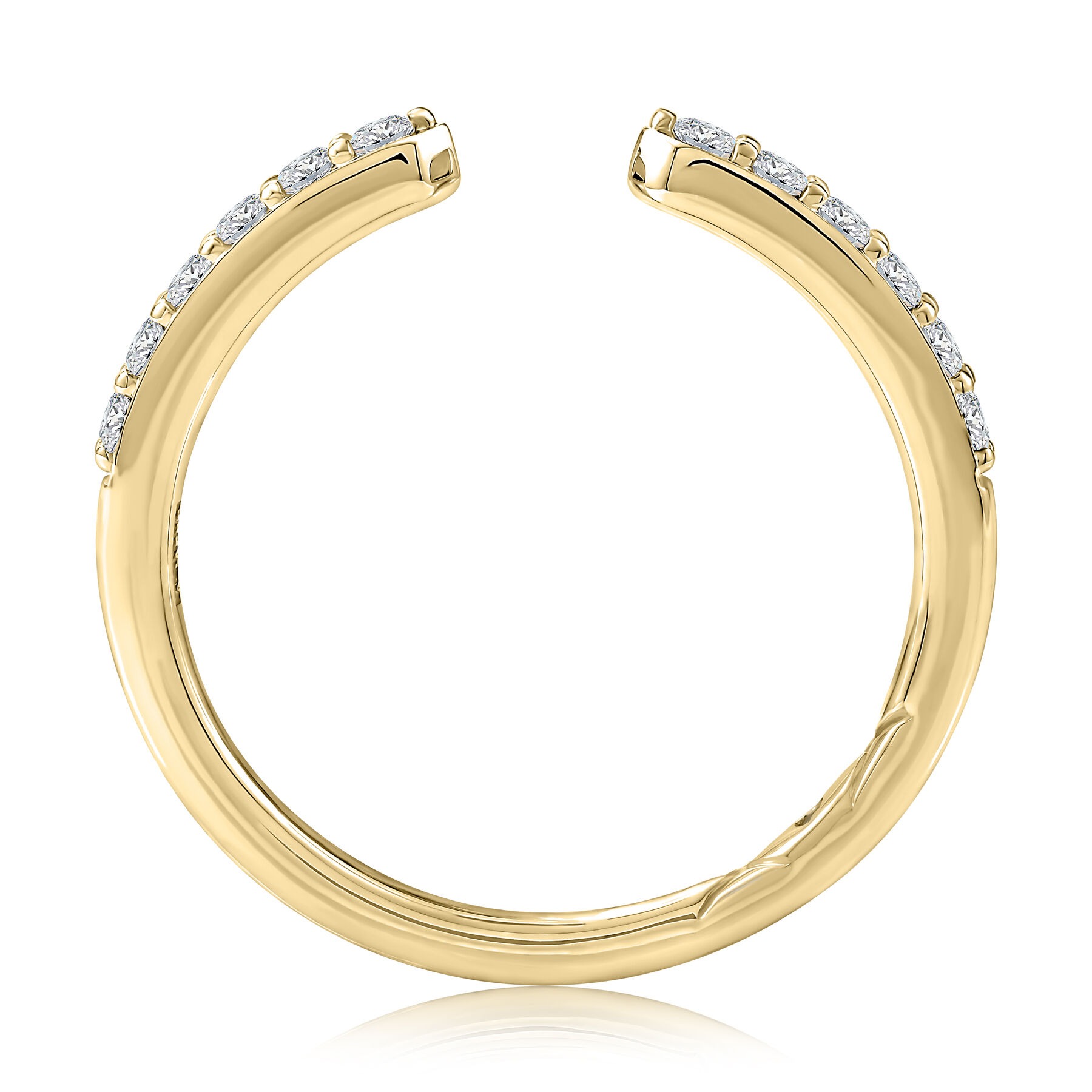 A Jaffe Open Shank Diamond Wedding Band (0.25 Ct. Tw.)