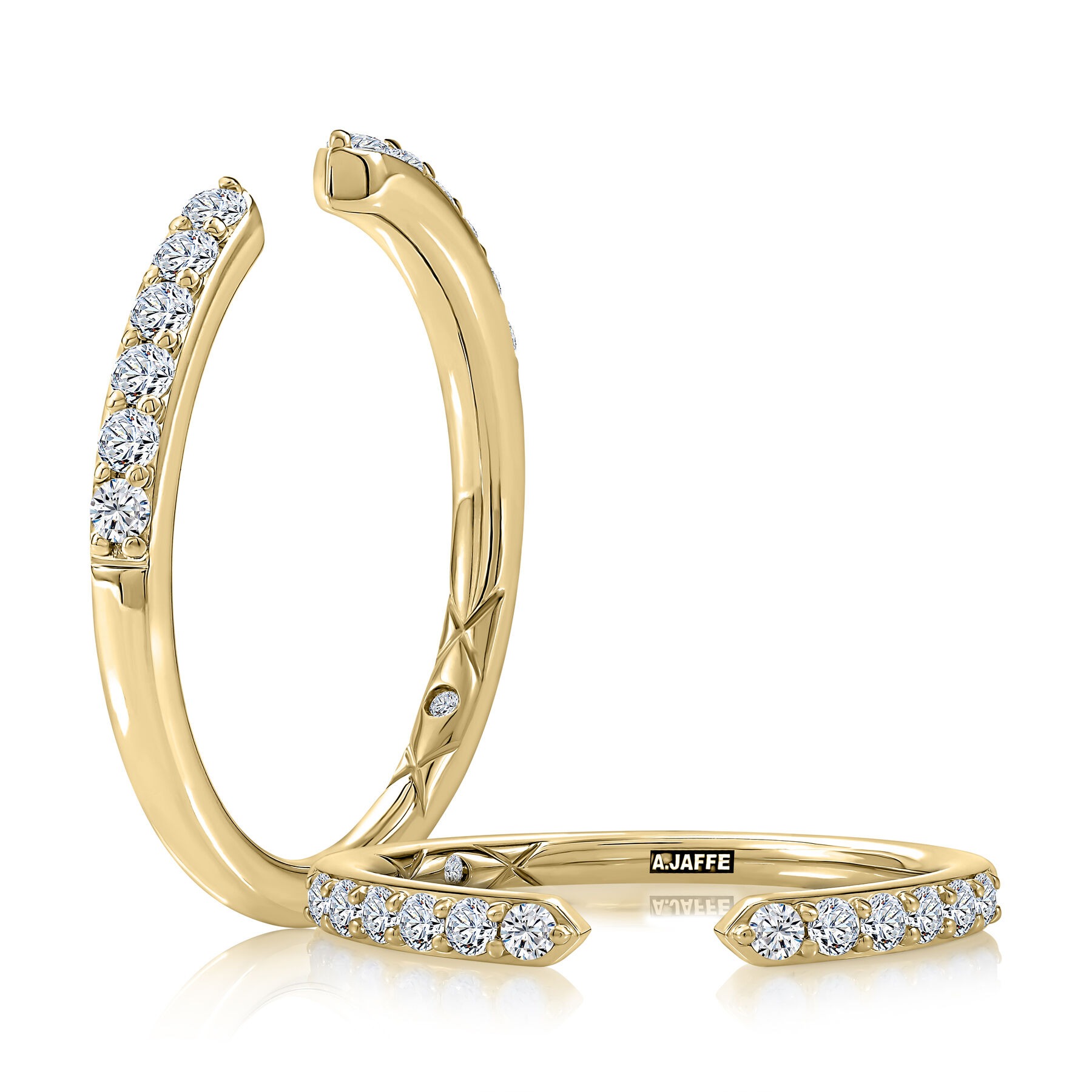 A Jaffe Open Shank Diamond Wedding Band (0.25 Ct. Tw.)
