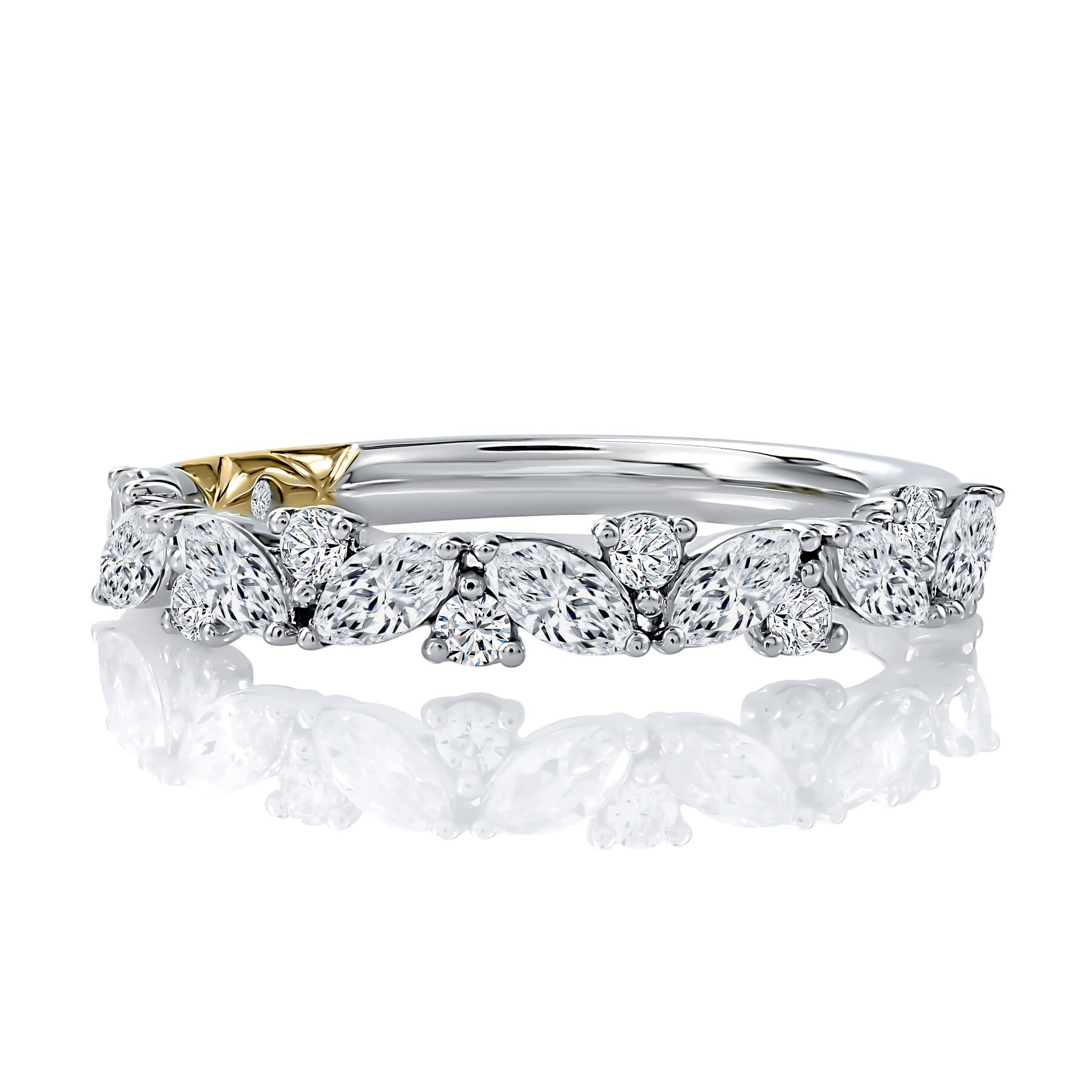 A Jaffe Scatter Diamond Wedding Band (0.74 Ct. Tw.)
