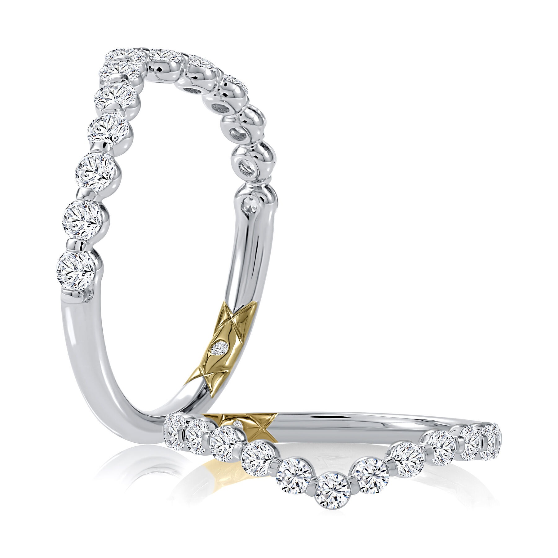 A Jaffe Diamond Contour Wedding Band (0.52 Ct. Tw.)