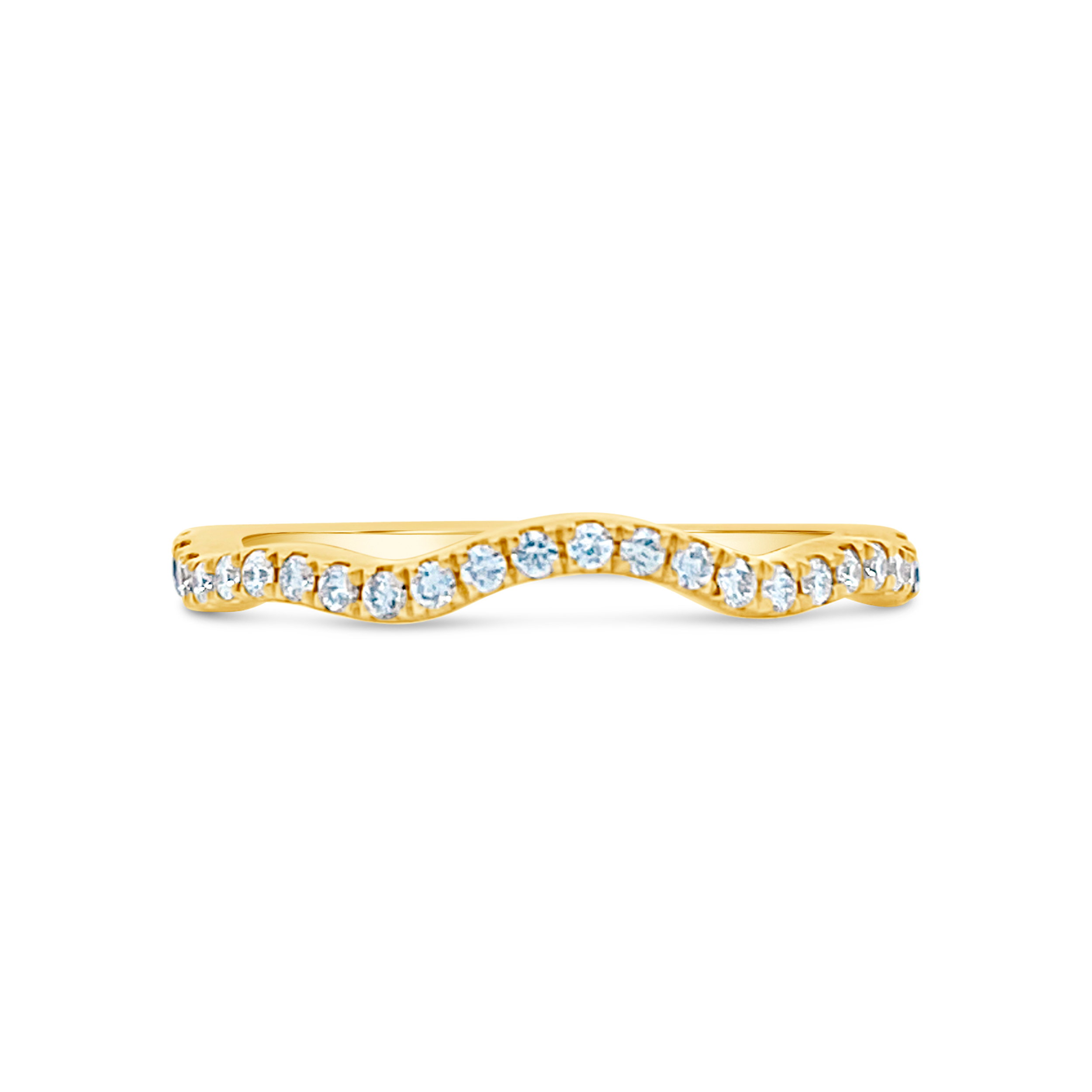 Vow by Martin Binder Diamond Contour Wedding Band (0.16 ct. tw.)