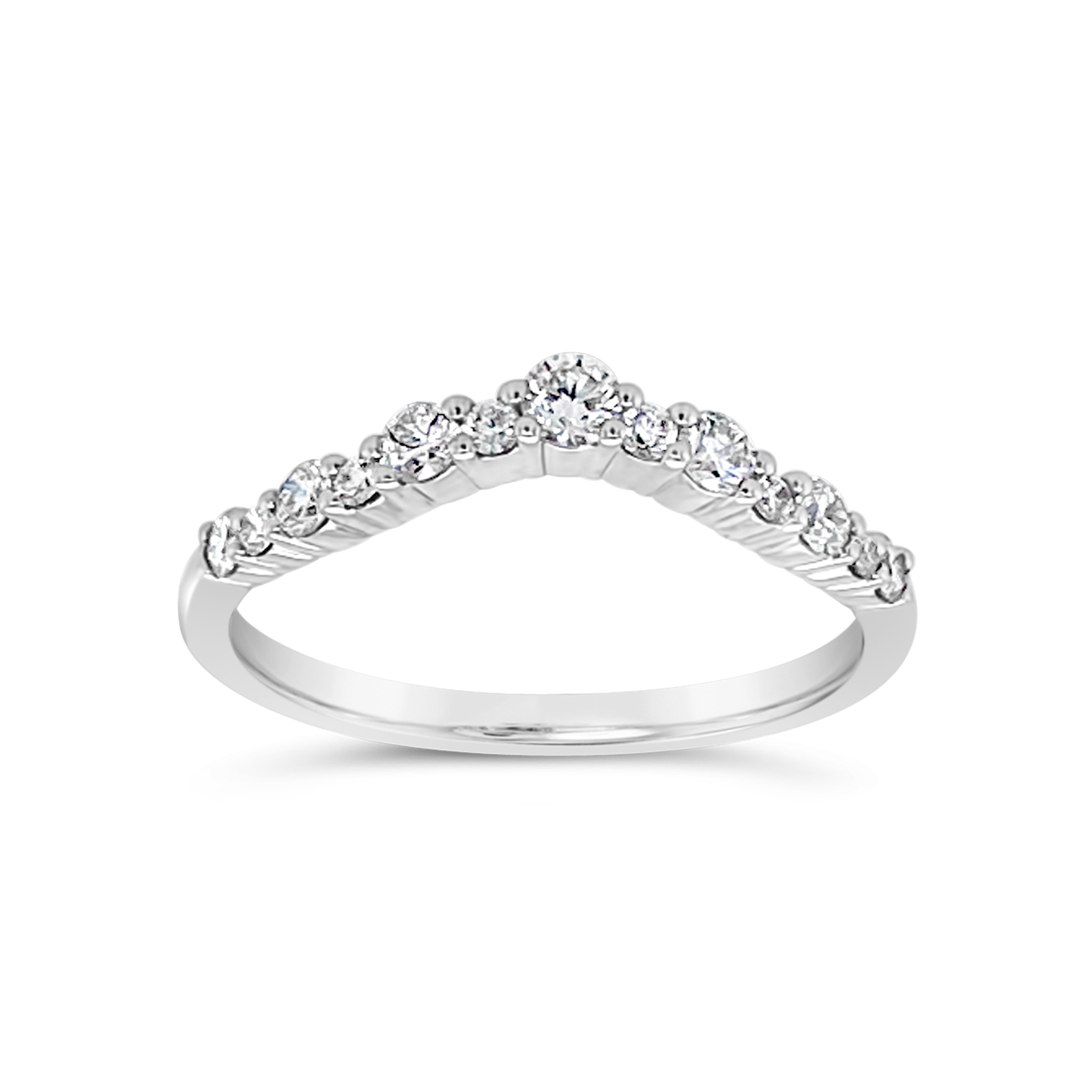 Vow by Martin Binder Diamond Contour Wedding Band (0.37 ct. tw.)