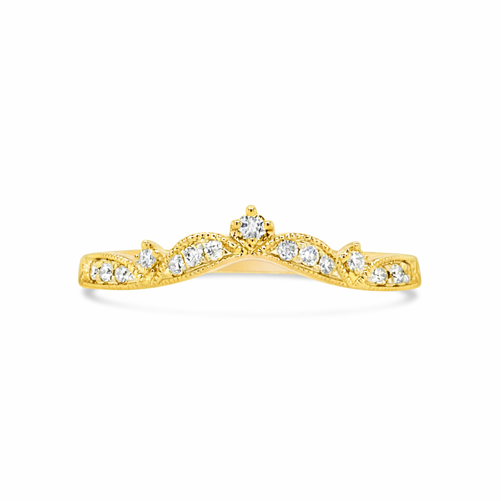 Vow by Martin Binder Diamond Contour Wedding Band (0.12 ct. tw.)
