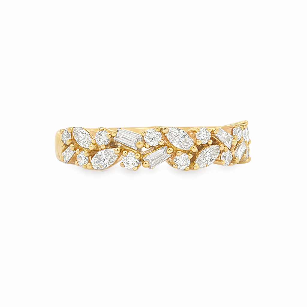 Clara by Martin Binder Double Row Scatter Diamond Ring (0.64 ct. tw.)
