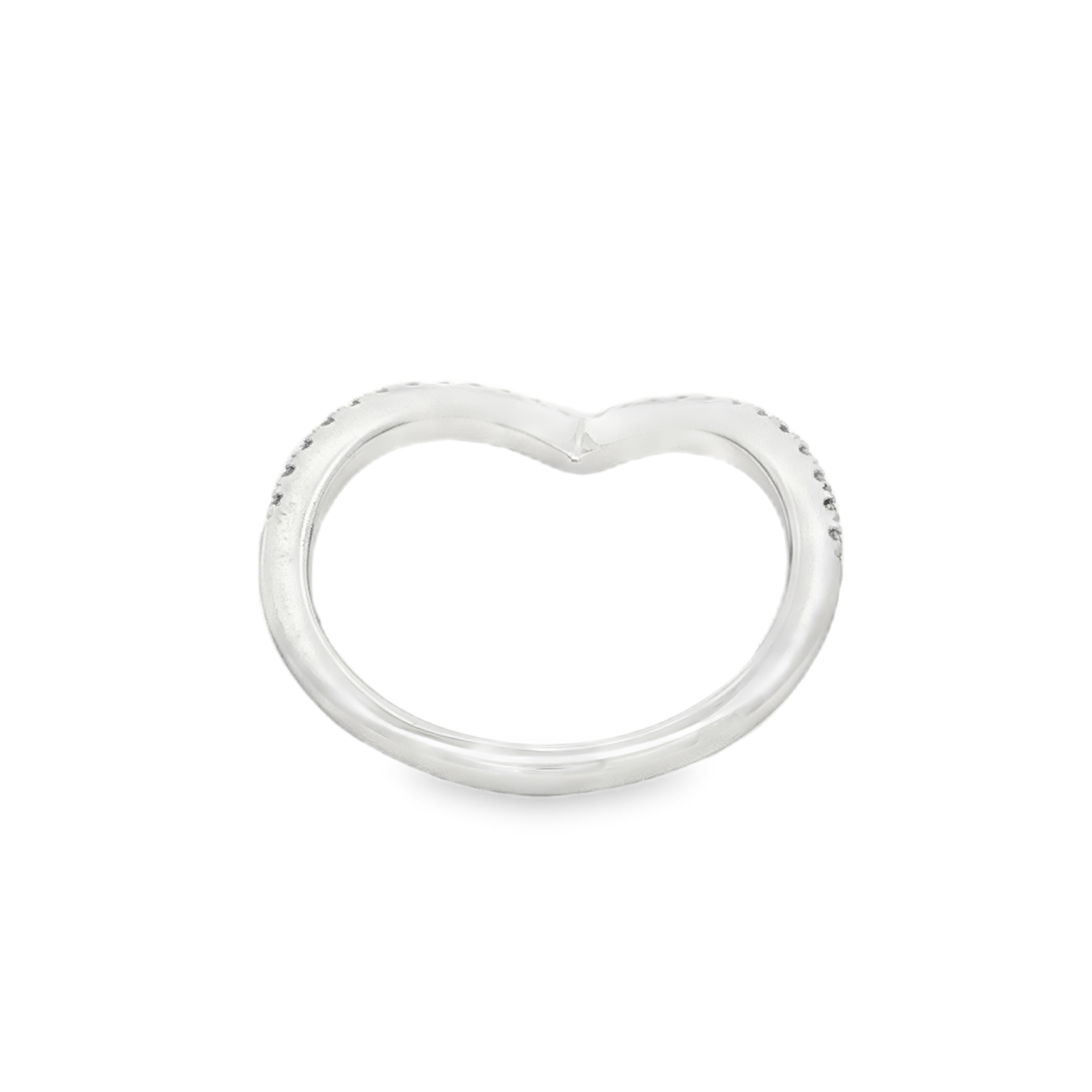 Vow by Martin Binder LAB-GROWN Diamond Chevron Wedding Band (0.18 ct. tw.)