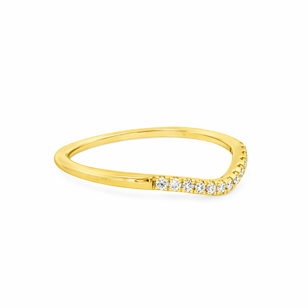Vow by Martin Binder Diamond Contour Wedding Band (0.10 ct. tw.)
