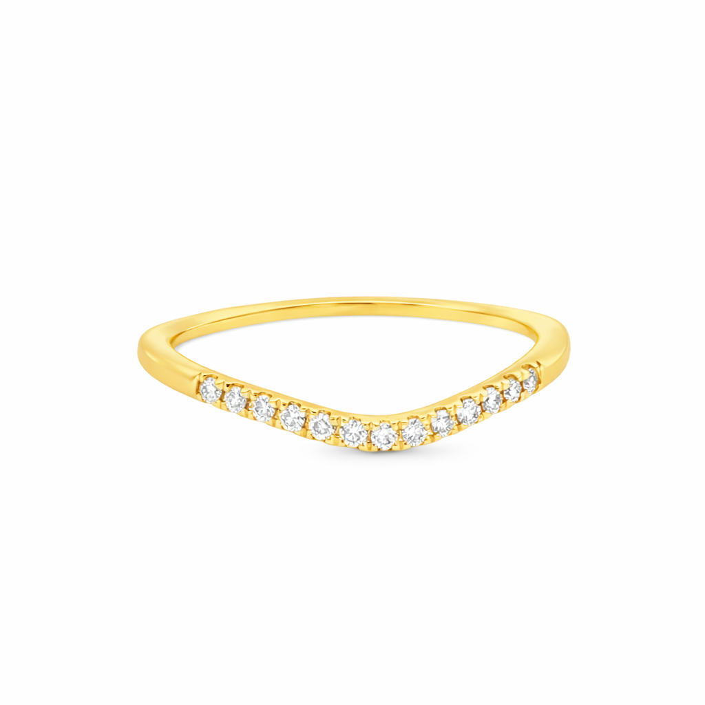 Vow by Martin Binder Diamond Contour Wedding Band (0.10 ct. tw.)