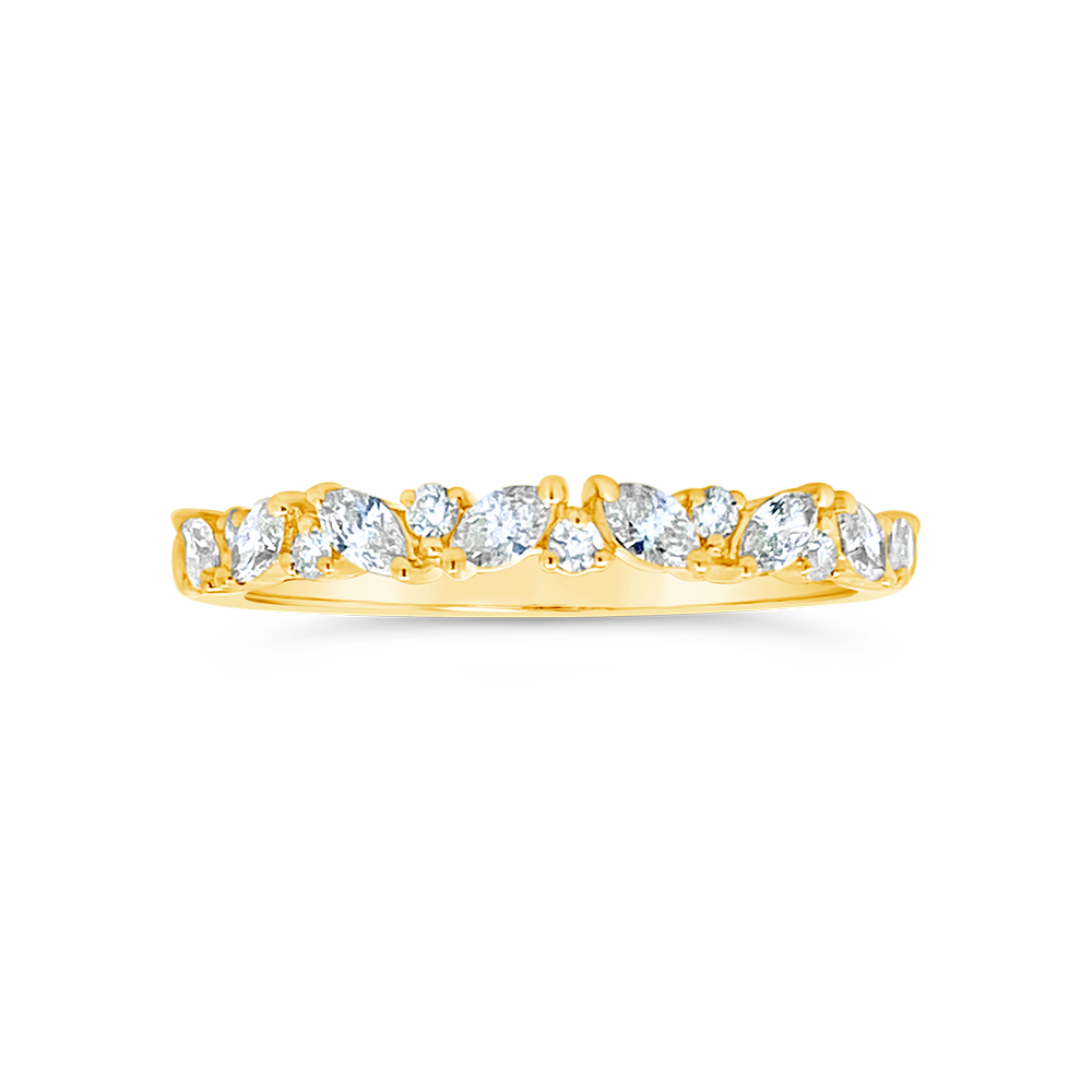 Clara by Martin Binder Mixed Shape Diamond Stacking Ring (0.39 ct. tw.)