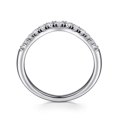 Gabriel & Co. Devoted Annecy Classic Curved Diamond Wedding Band (0.24 ct. tw.)