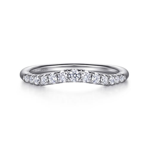Gabriel & Co. Devoted Annecy Classic Curved Diamond Wedding Band (0.24 ct. tw.)