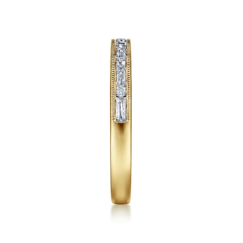 Gabriel & Co. Devoted Raigne Victorian Diamond Wedding Band (0.37 ct. tw.)