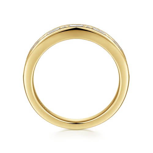 Gabriel & Co. Devoted Raigne Victorian Diamond Wedding Band (0.37 ct. tw.)