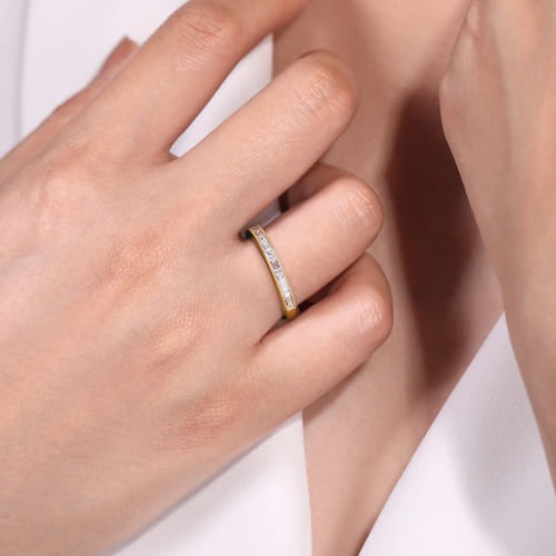 Gabriel & Co. Devoted Raigne Victorian Diamond Wedding Band (0.37 ct. tw.)