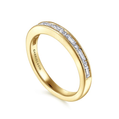 Gabriel & Co. Devoted Raigne Victorian Diamond Wedding Band (0.37 ct. tw.)