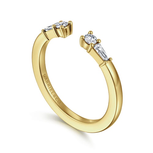 Gabriel & Co. Devoted Contemporary Open Diamond Wedding Band (0.23 ct. tw.)