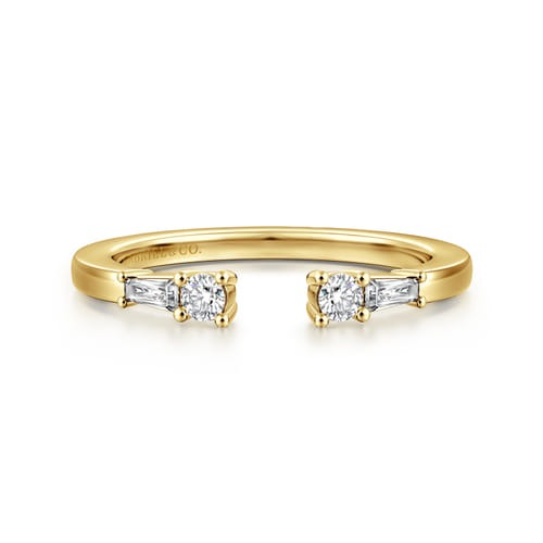 Gabriel & Co. Devoted Contemporary Open Diamond Wedding Band (0.23 ct. tw.)