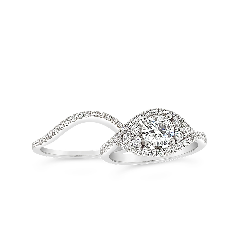 Yes By Martin Binder Diamond Wedding Ring Set (1.28 Ct. Tw.)