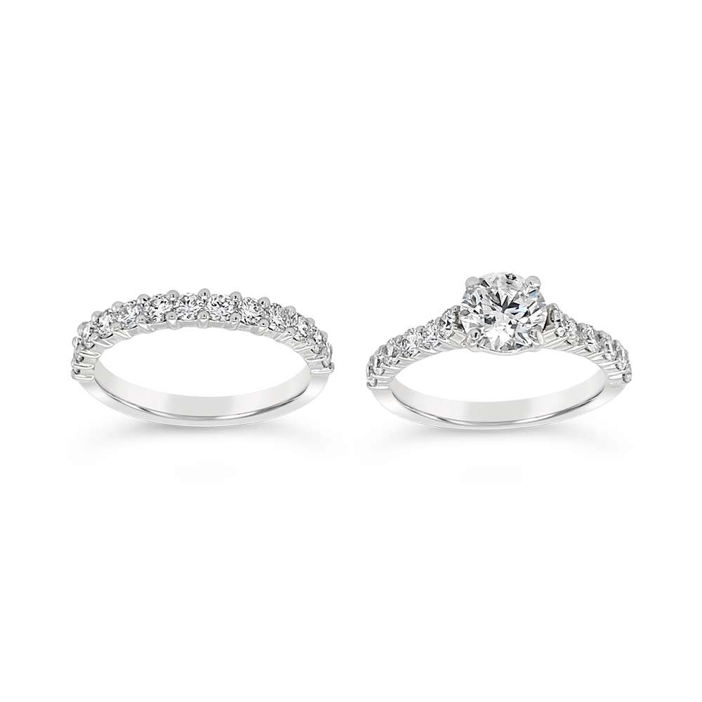 Yes By Martin Binder Diamond Engagement Ring Set (1.55 Ct. Tw.)