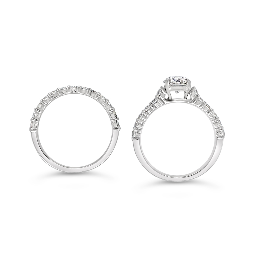 Yes By Martin Binder Diamond Engagement Ring Set (1.55 Ct. Tw.)