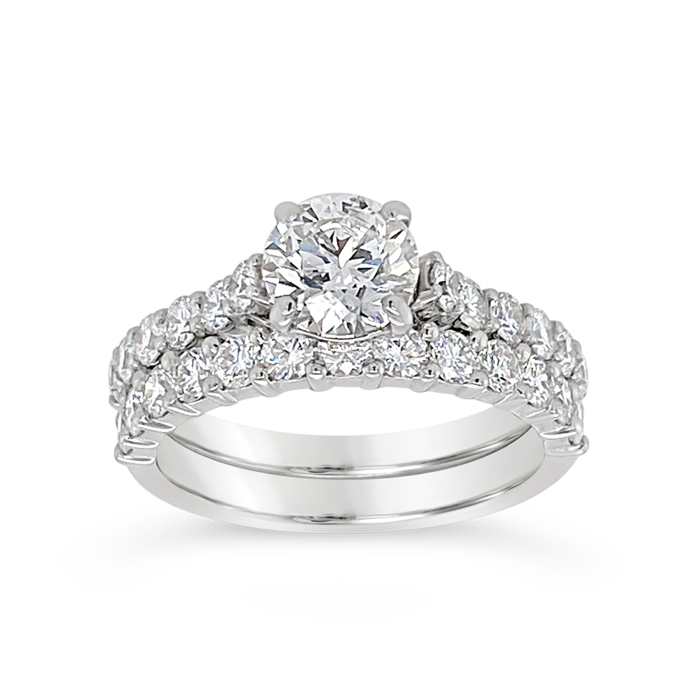 Yes By Martin Binder Diamond Engagement Ring Set (1.55 Ct. Tw.)