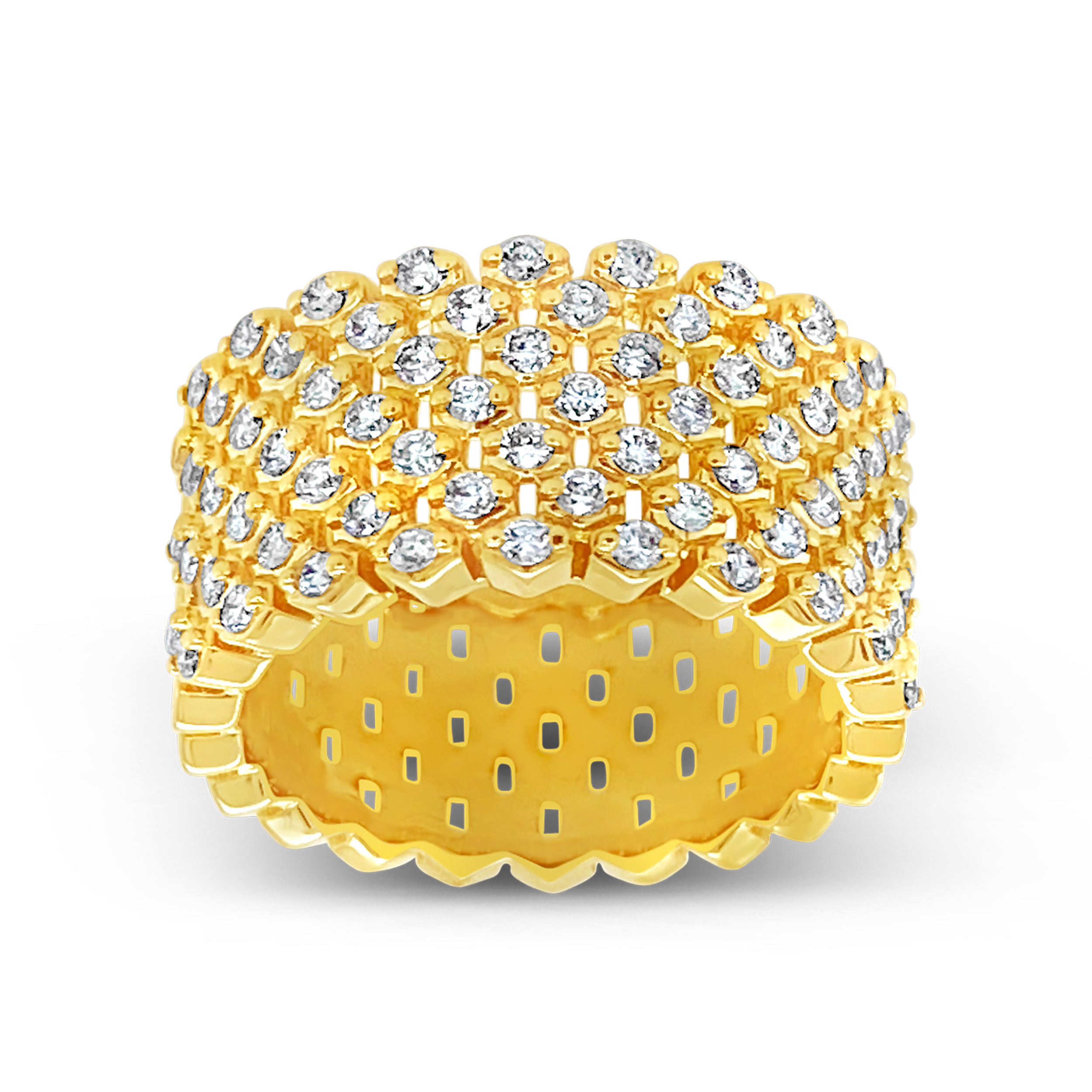 Clara By Martin Binder Wide Diamond Ring (1.01 Ct. Tw.)
