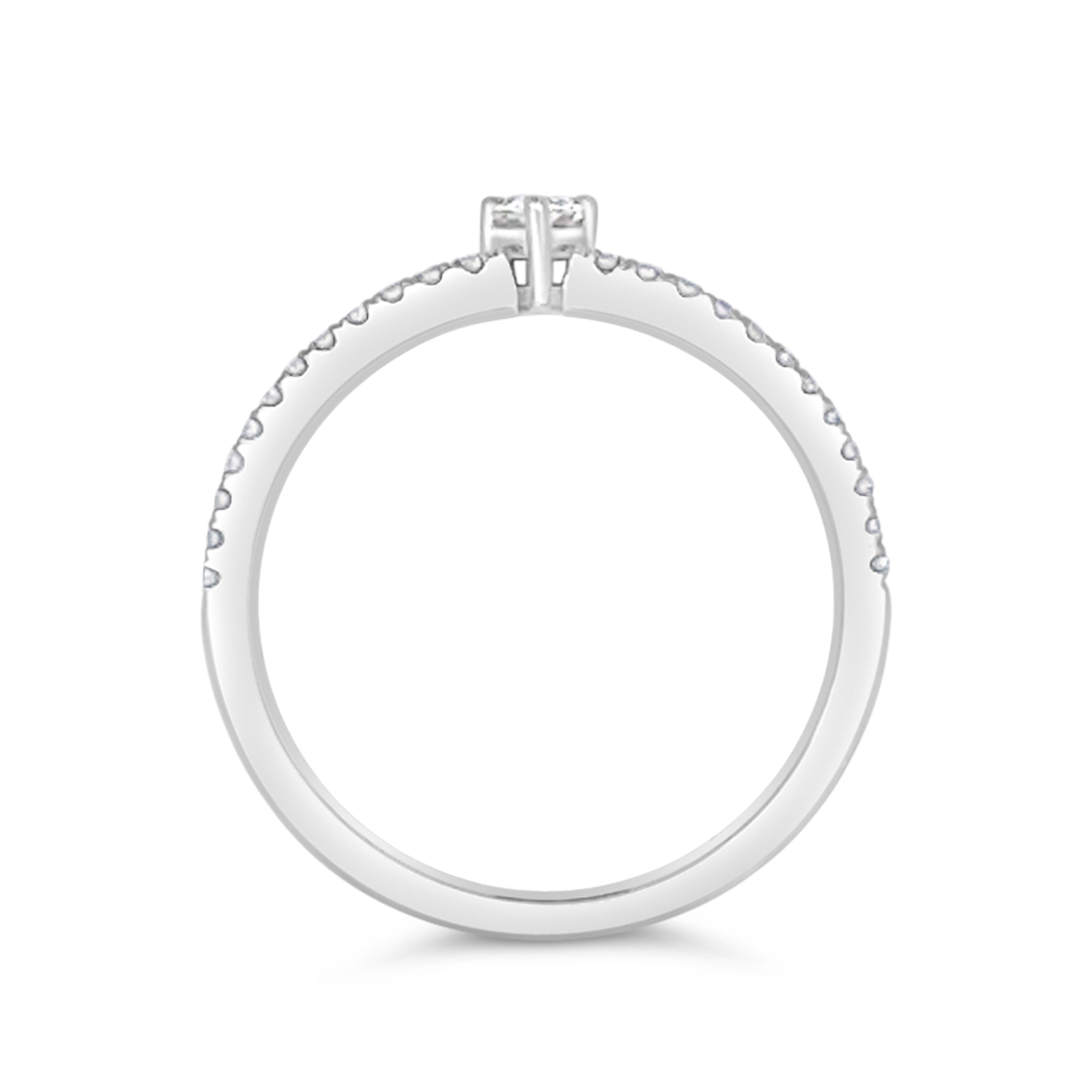 Clara By Martin Binder Diamond Promise Ring (0.26 Ct. Tw.)