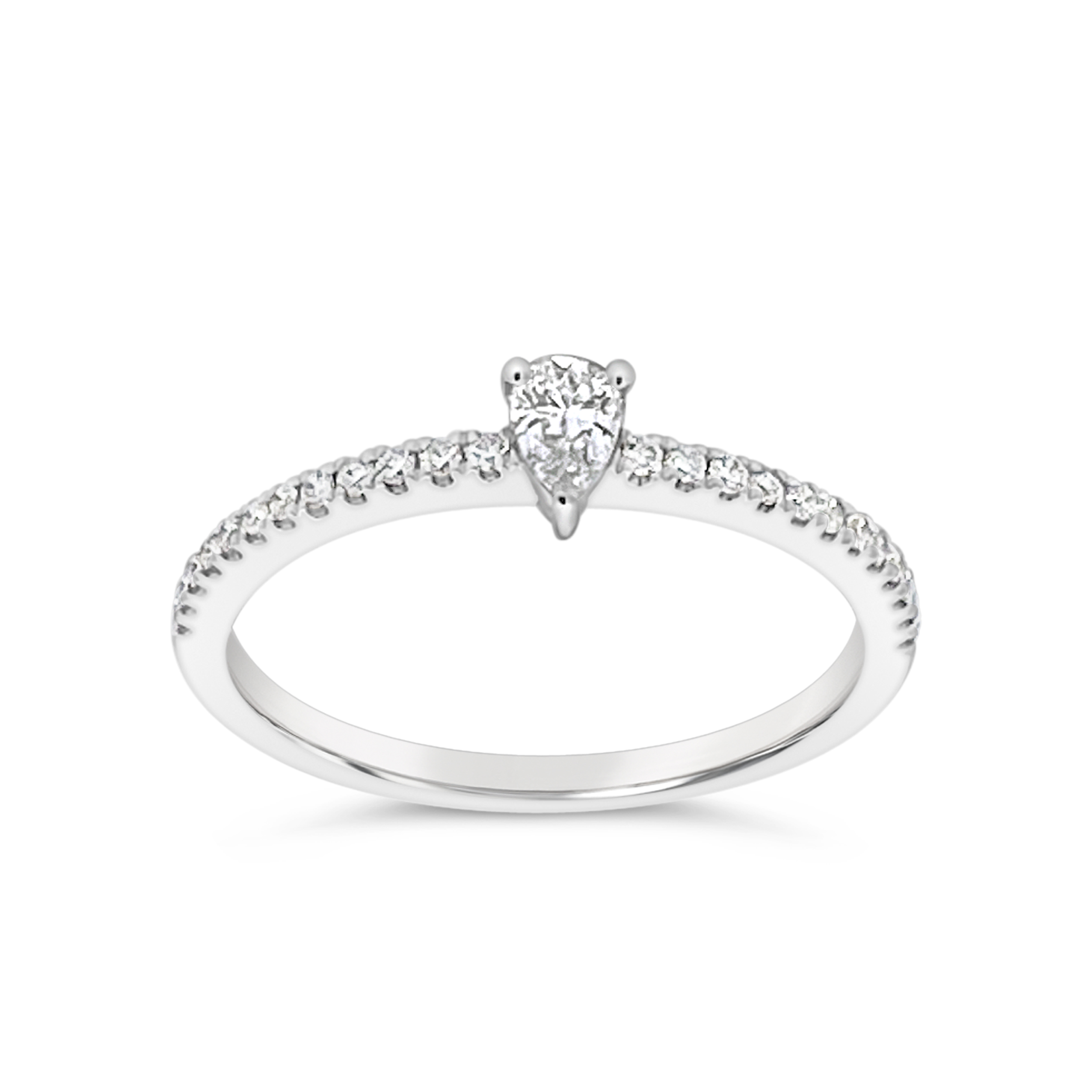 Clara By Martin Binder Diamond Promise Ring (0.26 Ct. Tw.)