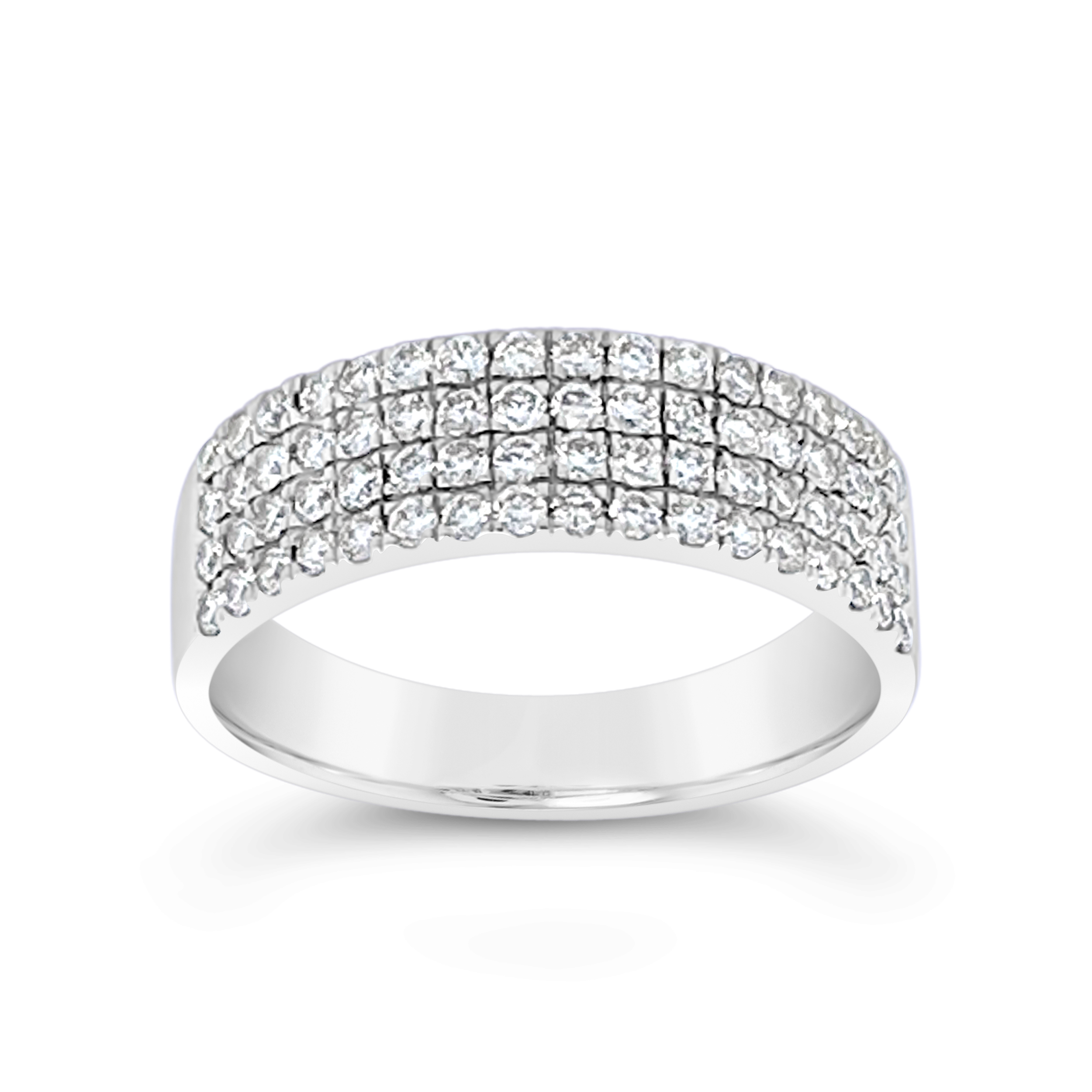 Clara By Martin Binder 4 Row Diamond Ring (0.71 Ct. Tw.)