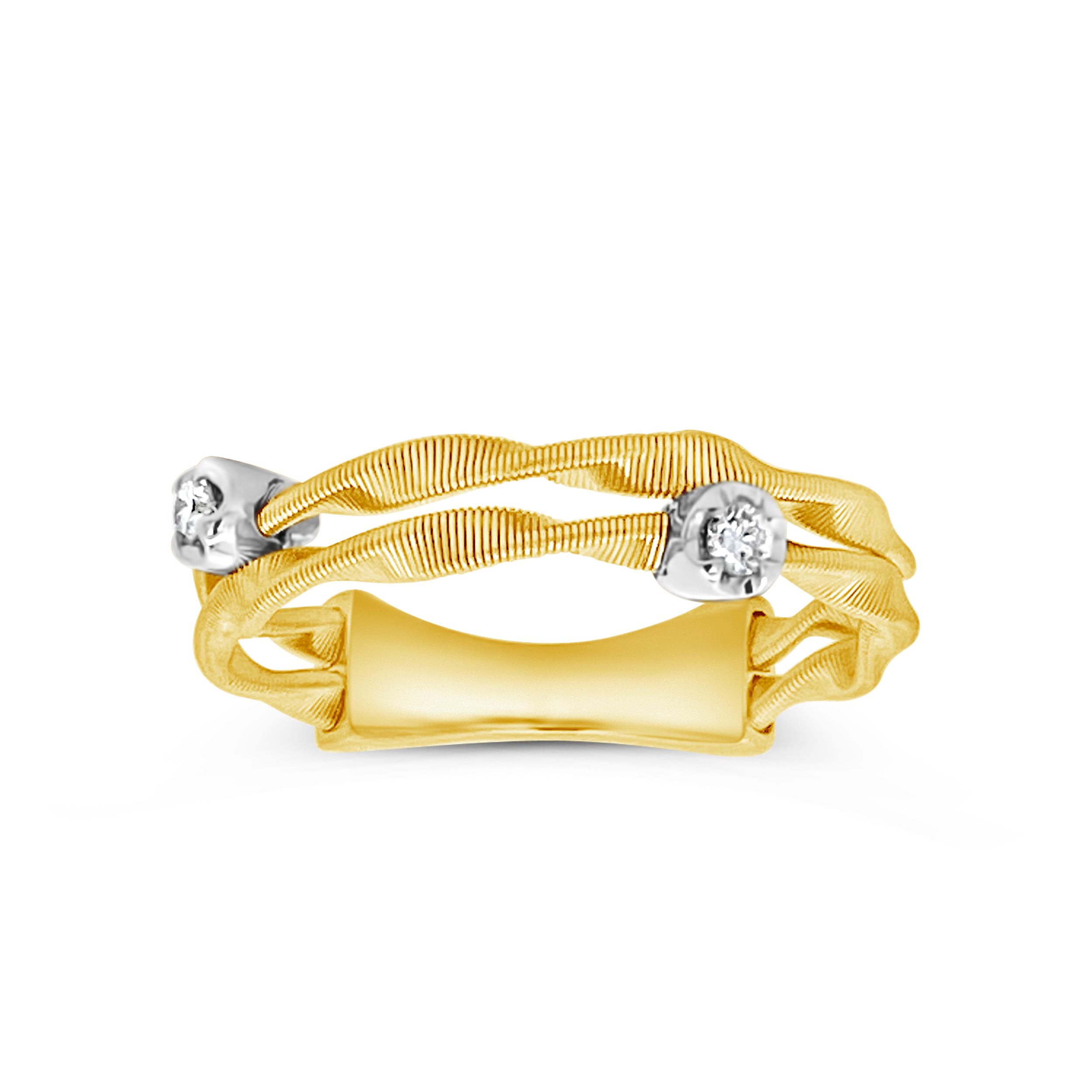 Clara By Martin Binder Multi-row Diamond Ring (0.06 Ct. Tw.)