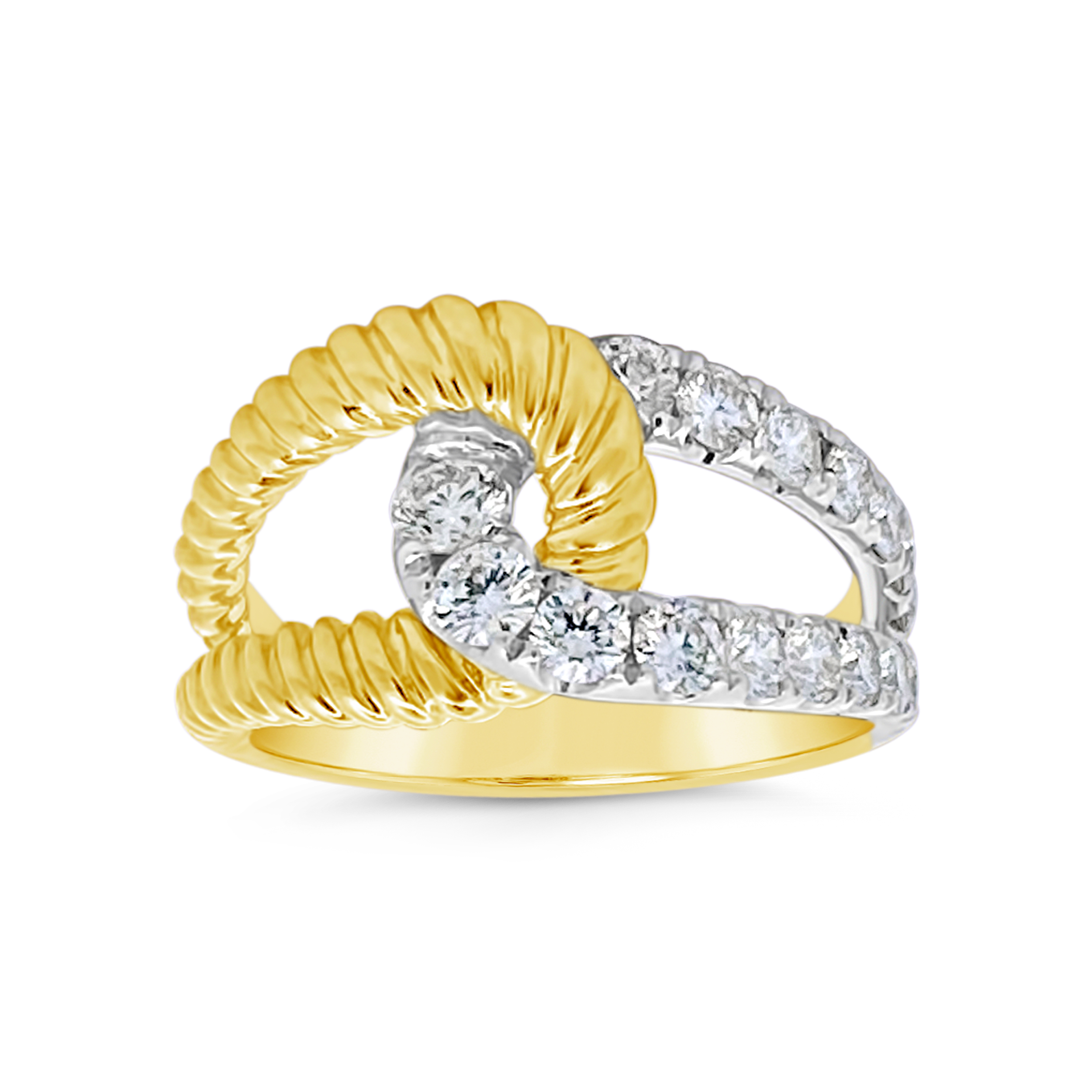 Clara By Martin Binder Diamond Rope Ring (1.01 Ct. Tw.)
