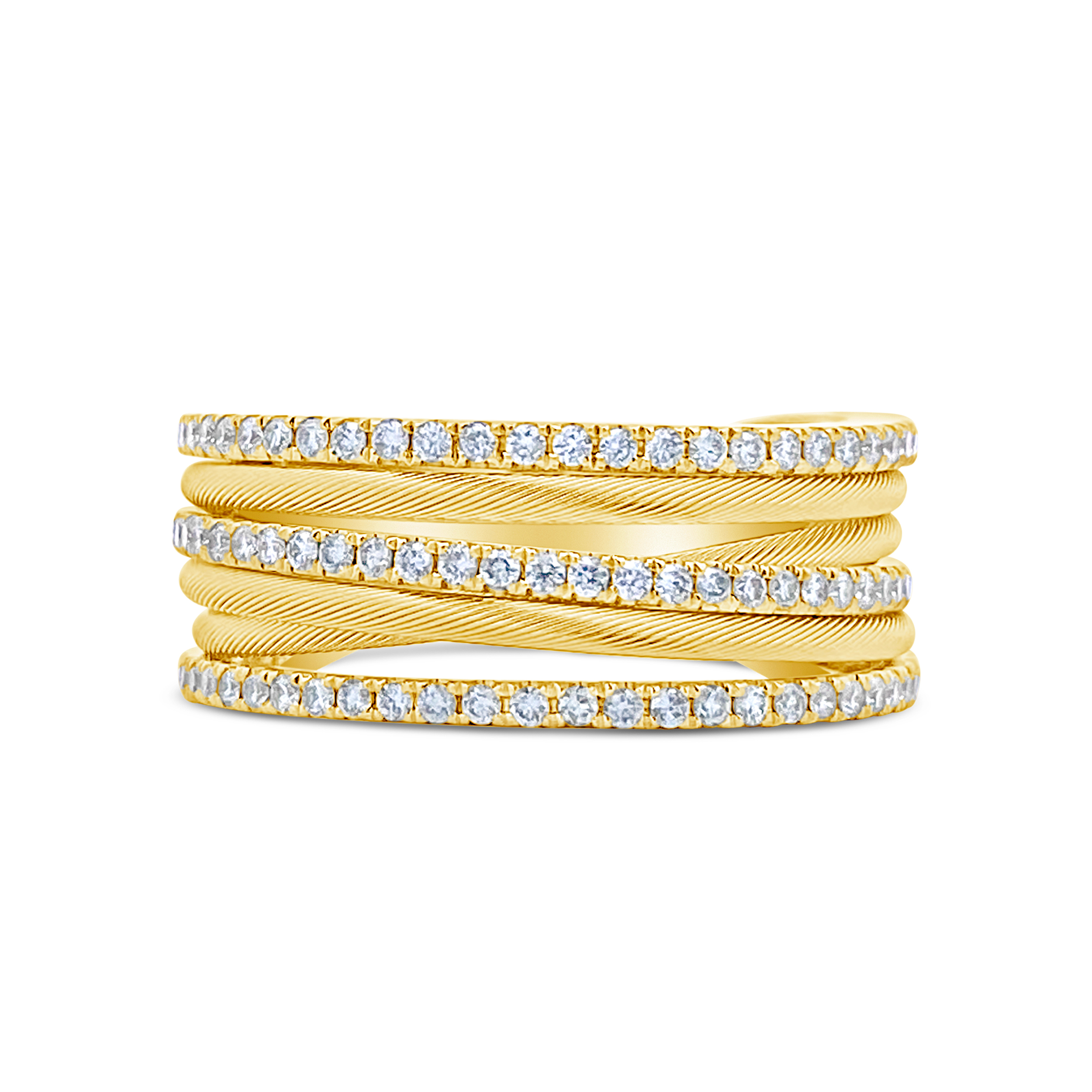 Clara By Martin Binder Multi-row Diamond Ring (0.46 Ct. Tw.)
