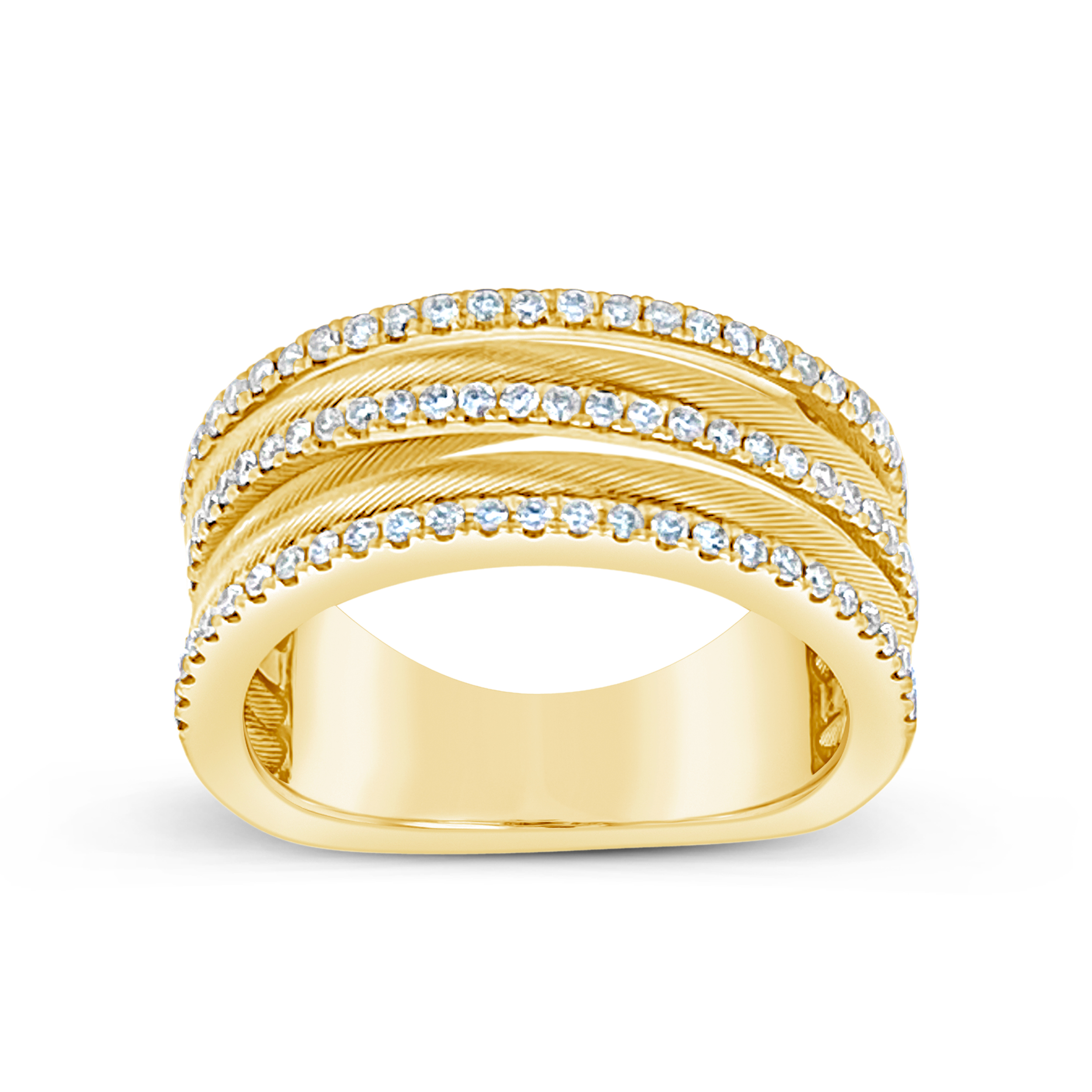 Clara By Martin Binder Multi-row Diamond Ring (0.46 Ct. Tw.)