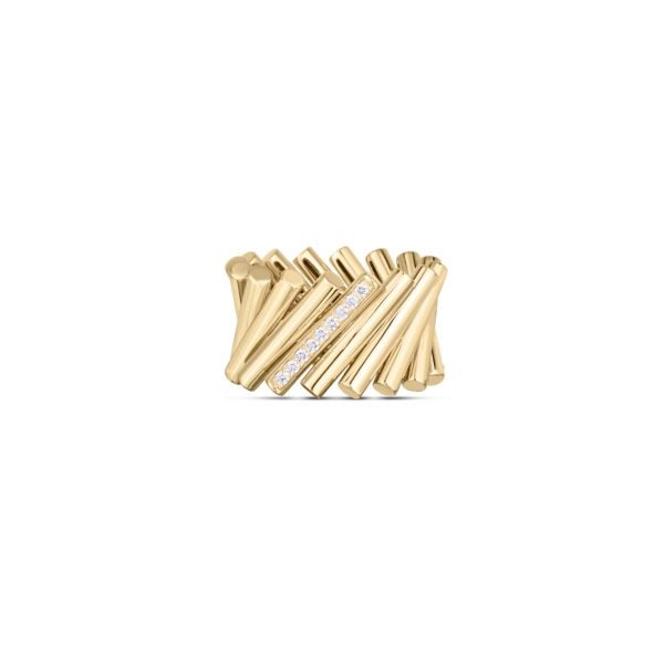 Roberto Coin Domino Wide Diamond Accent Ring