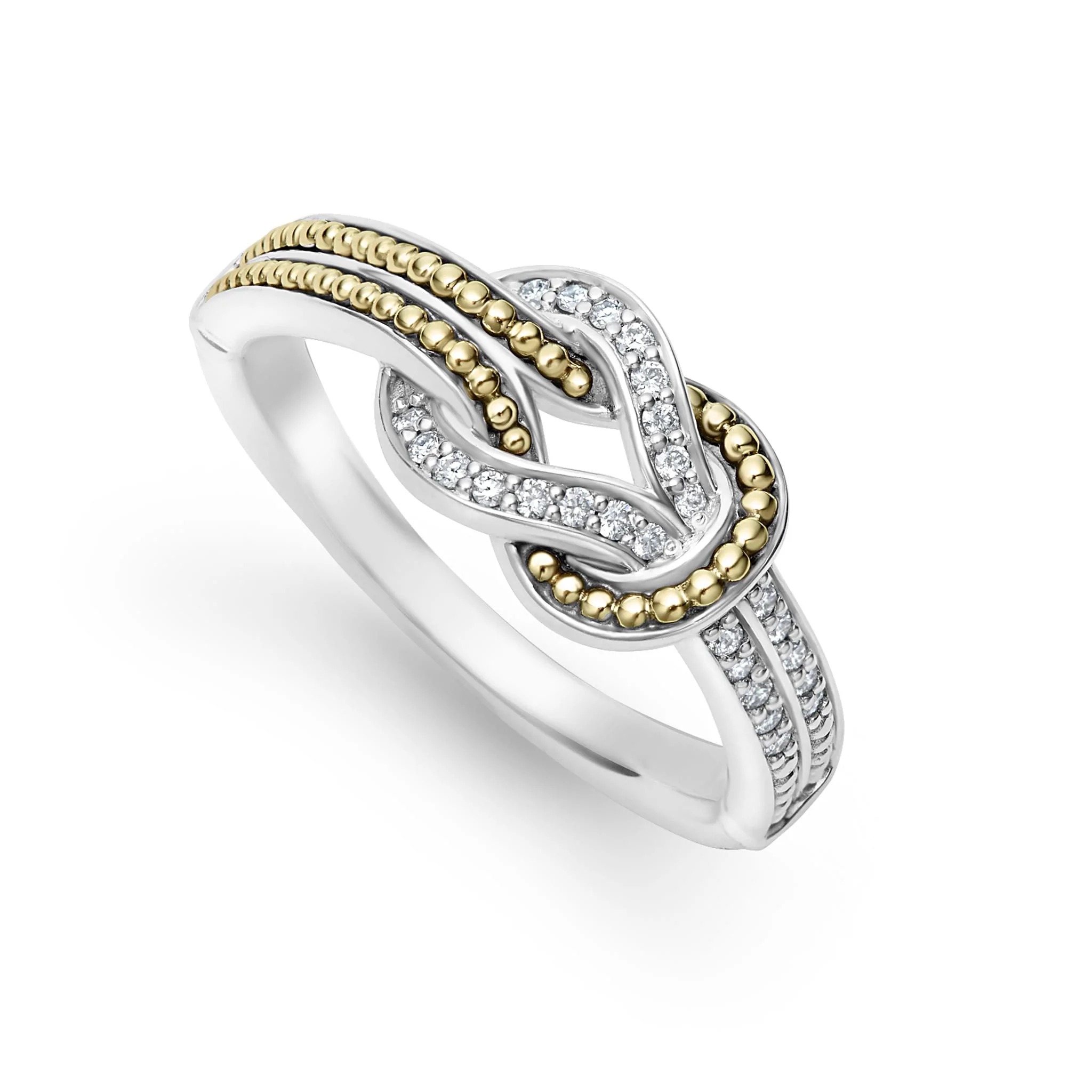 Lagos Newport Knot Diamond Ring