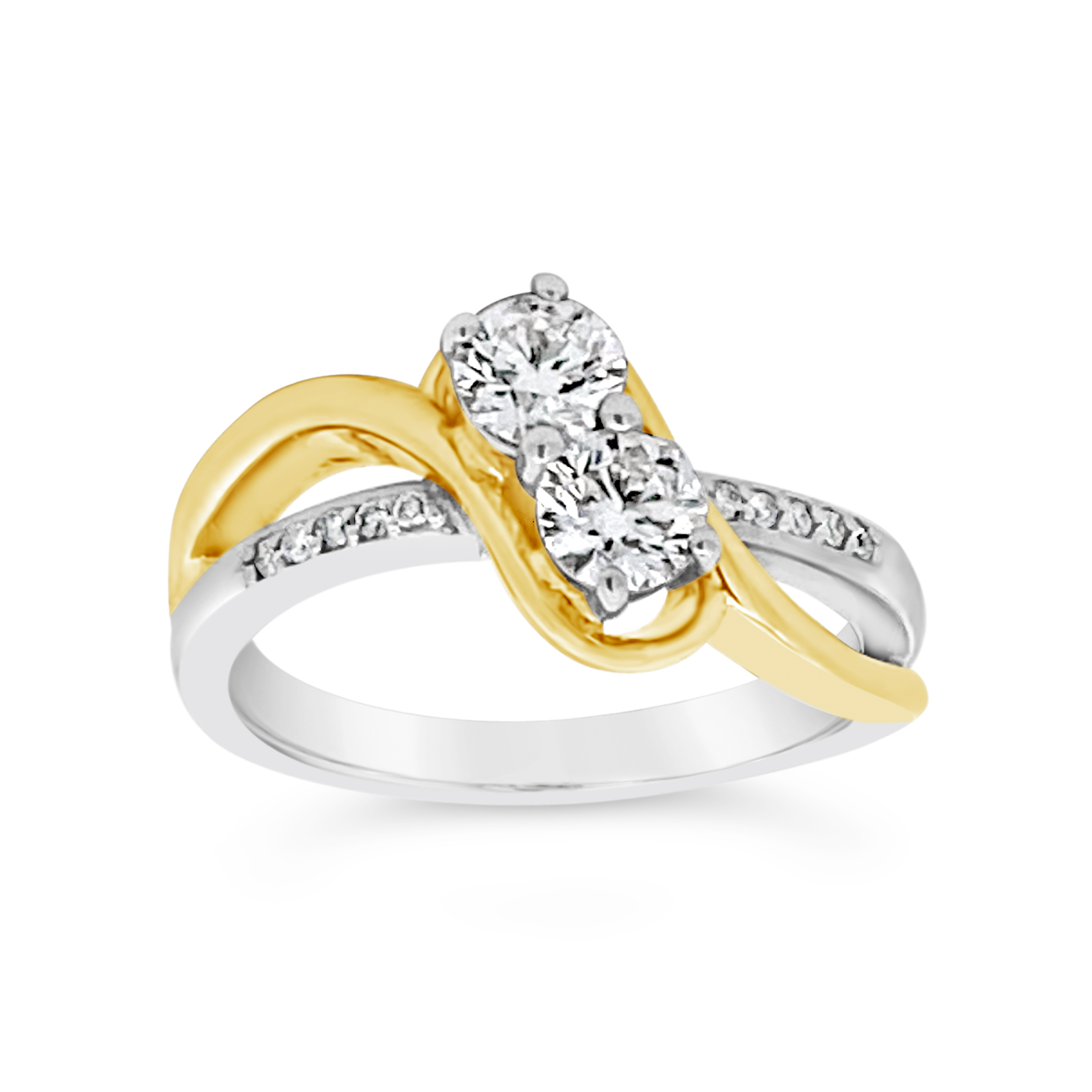Estate by Martin Binder Two-Stone Ever Us Diamond Ring (0.69 ct. tw.)