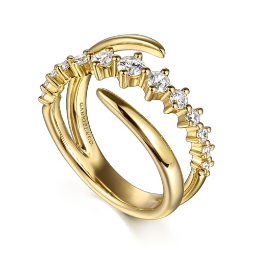 Gabriel & Co. Kaslique Diamond Bypass Ring (0.50 ct. tw.)