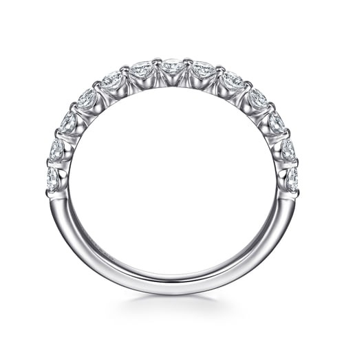 Gabriel & Co. Stackable Single Prong Diamond Band Ring