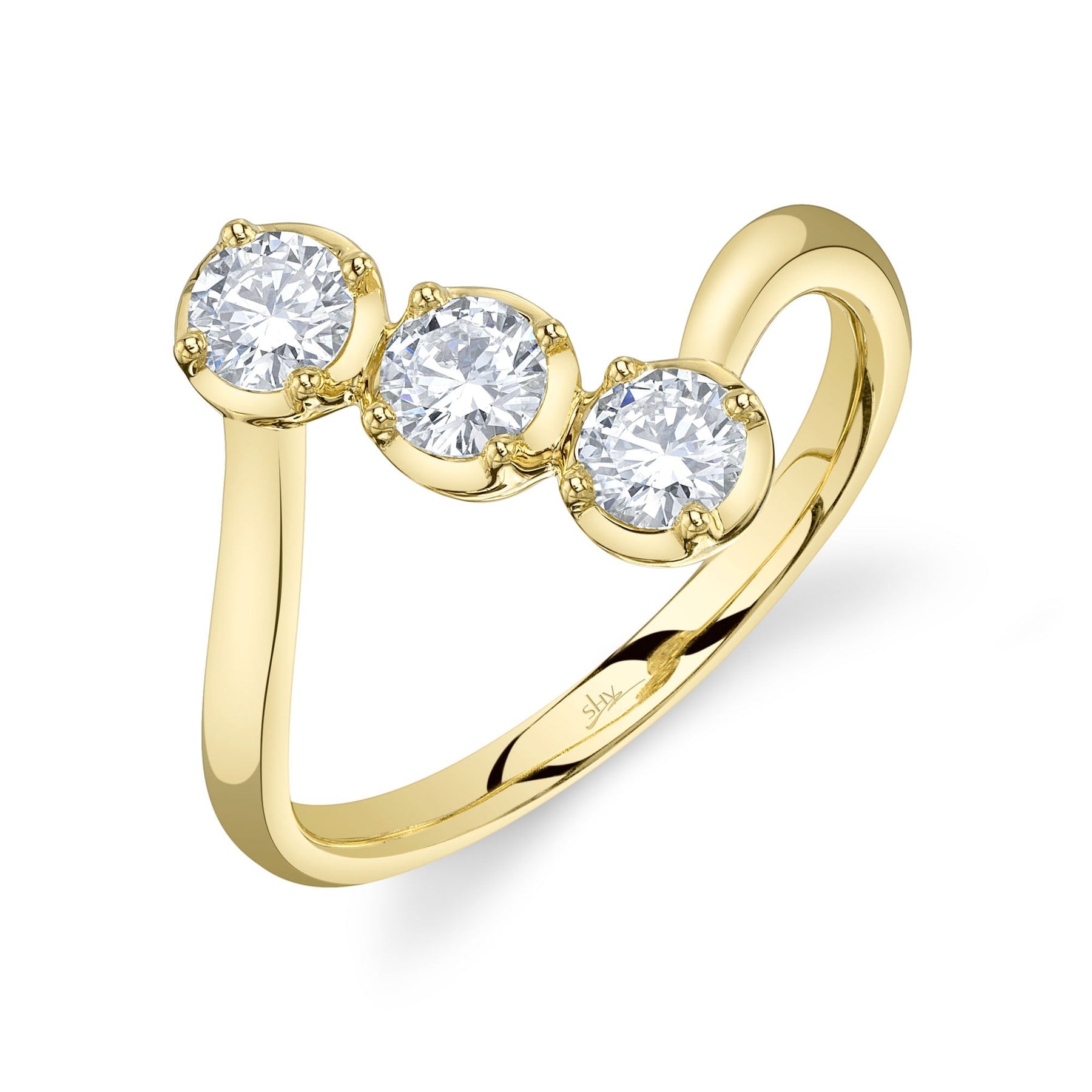 Shy Creation Diana Diamond Crown Setting Ring