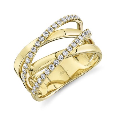 Shy Creation Kate Diamond Bridge Ring