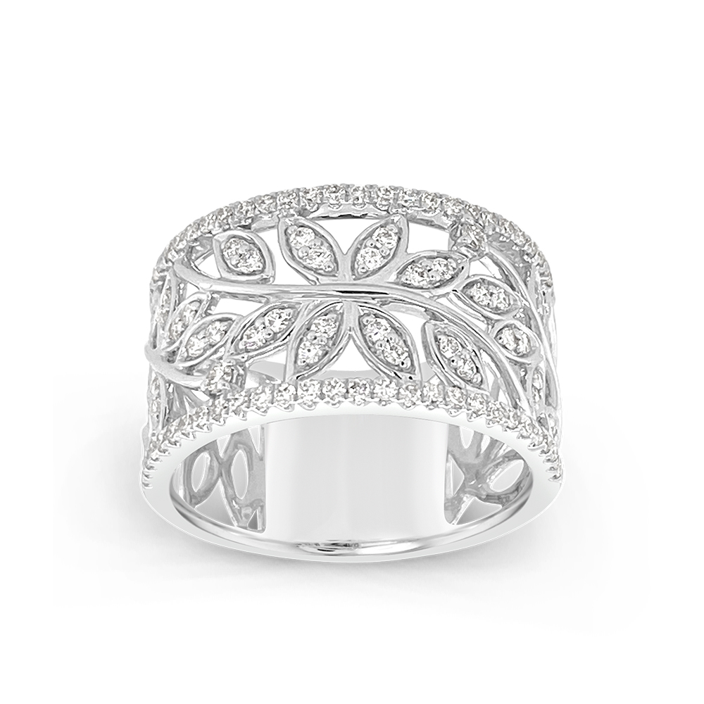 Estate by Martin Binder Wide Diamond Statement Ring (0.52 ct. tw.)