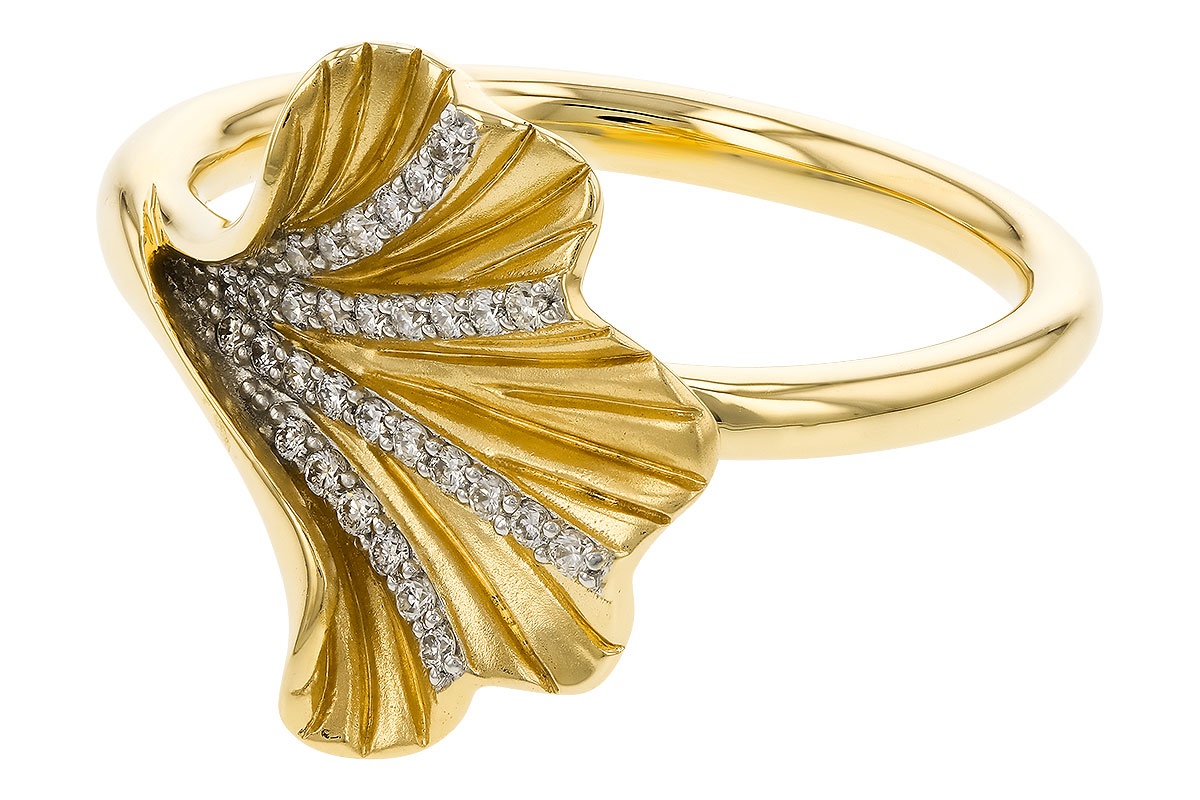 Allison Kaufman Diamond Flower Ring (0.12 ct. tw.)