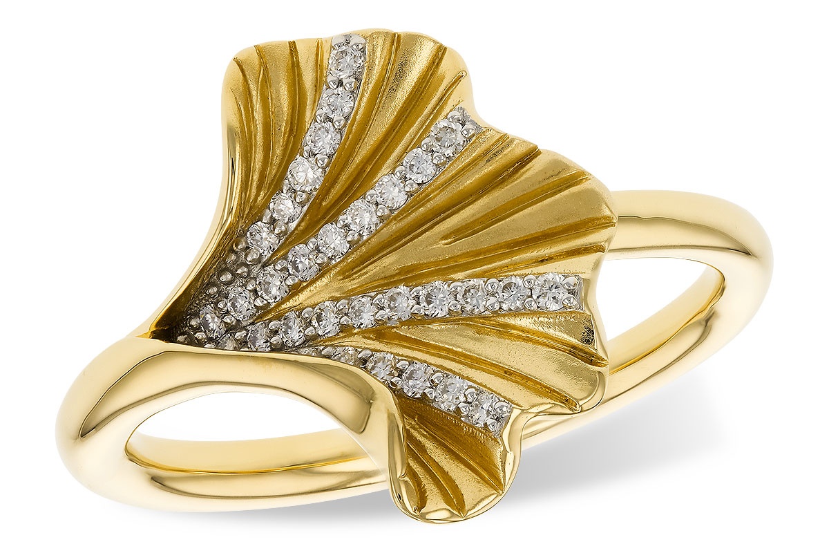 Allison Kaufman Diamond Flower Ring (0.12 ct. tw.)