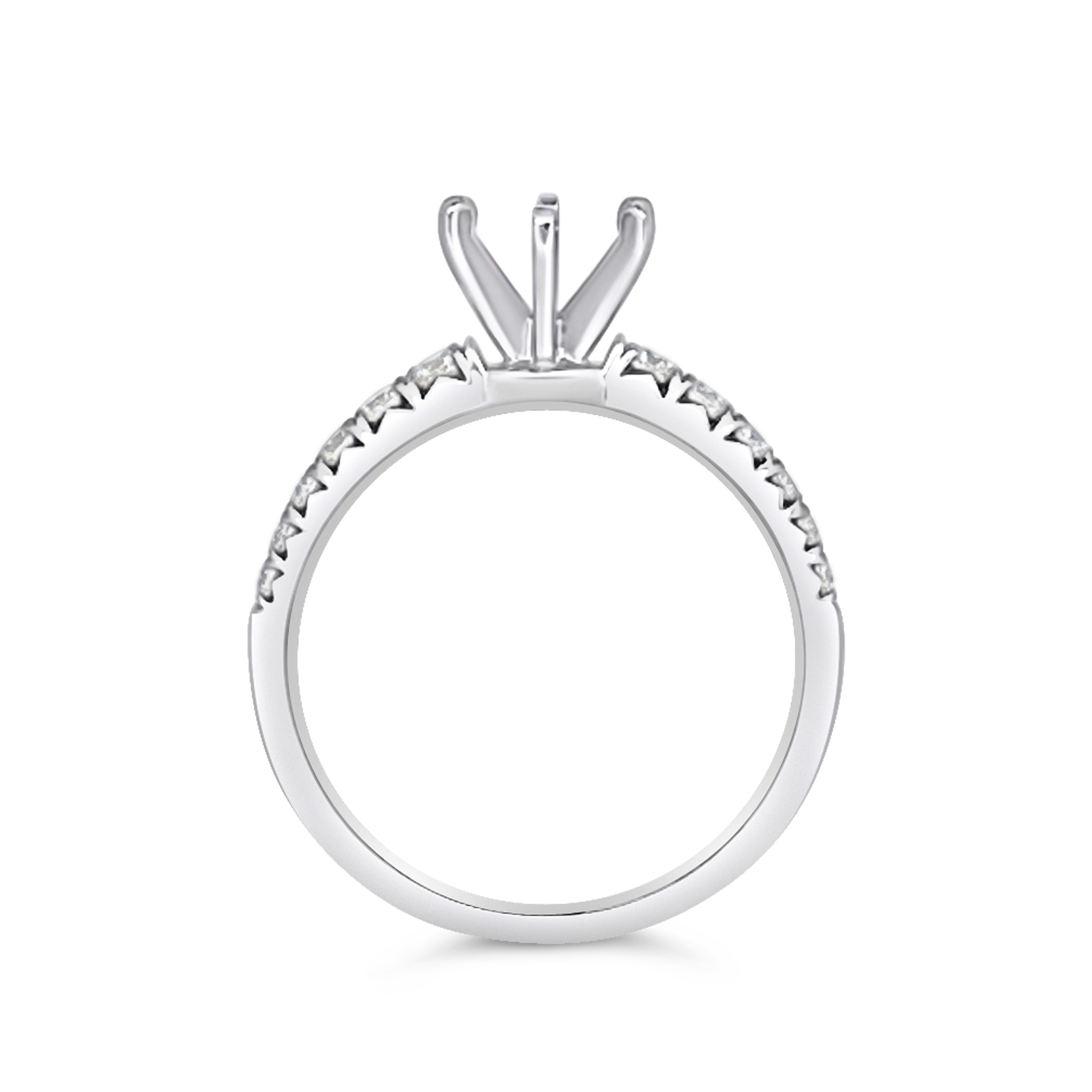 Yes By Martin Binder Round Diamond Engagement Ring Mounting (0.31 Ct. Tw.)