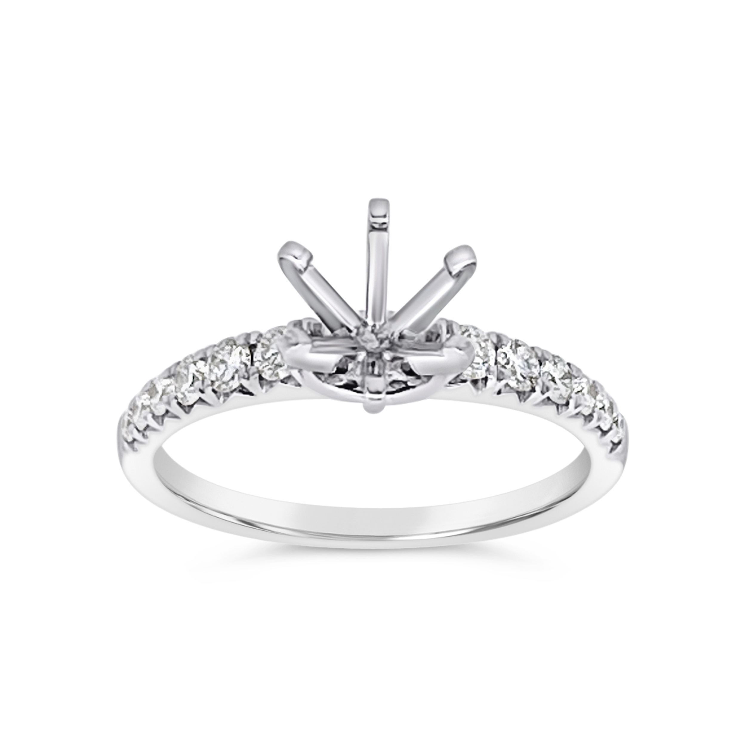Yes By Martin Binder Round Diamond Engagement Ring Mounting (0.31 Ct. Tw.)
