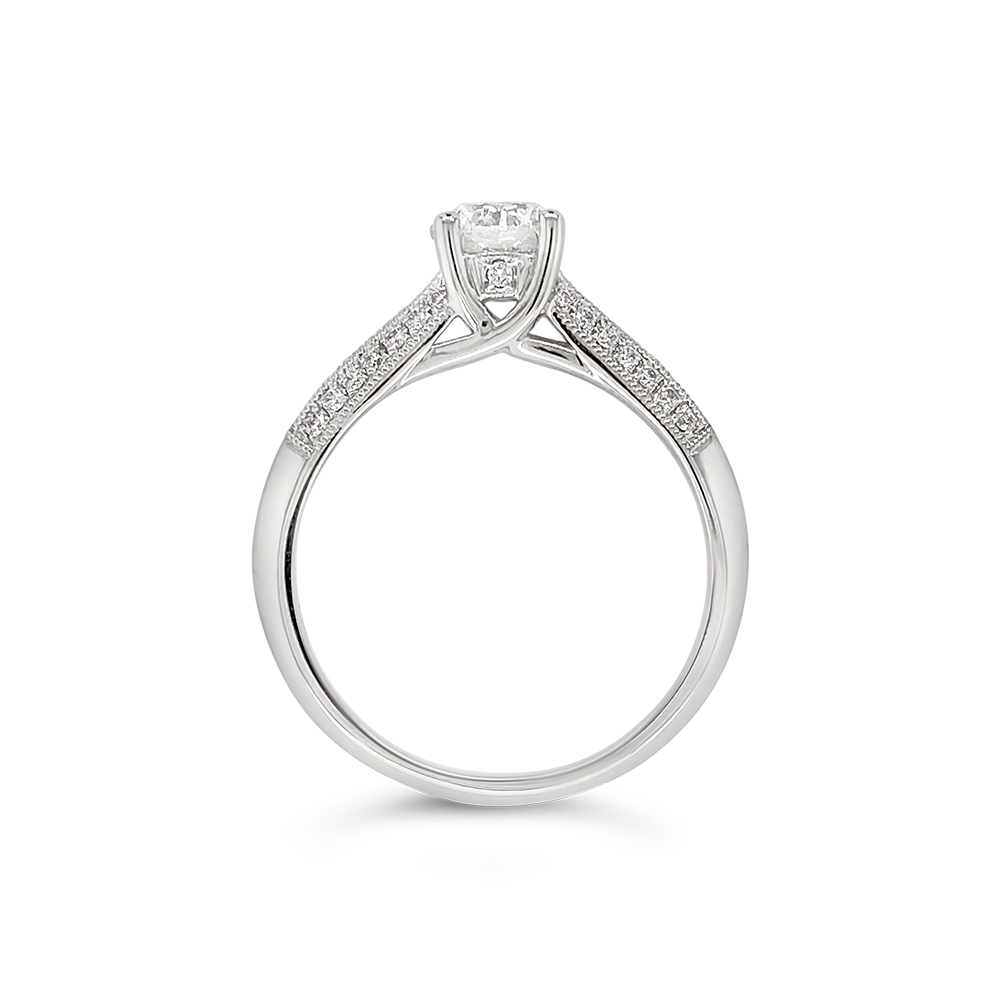 Yes by Martin Binder Round Diamond Engagement Ring Mounting