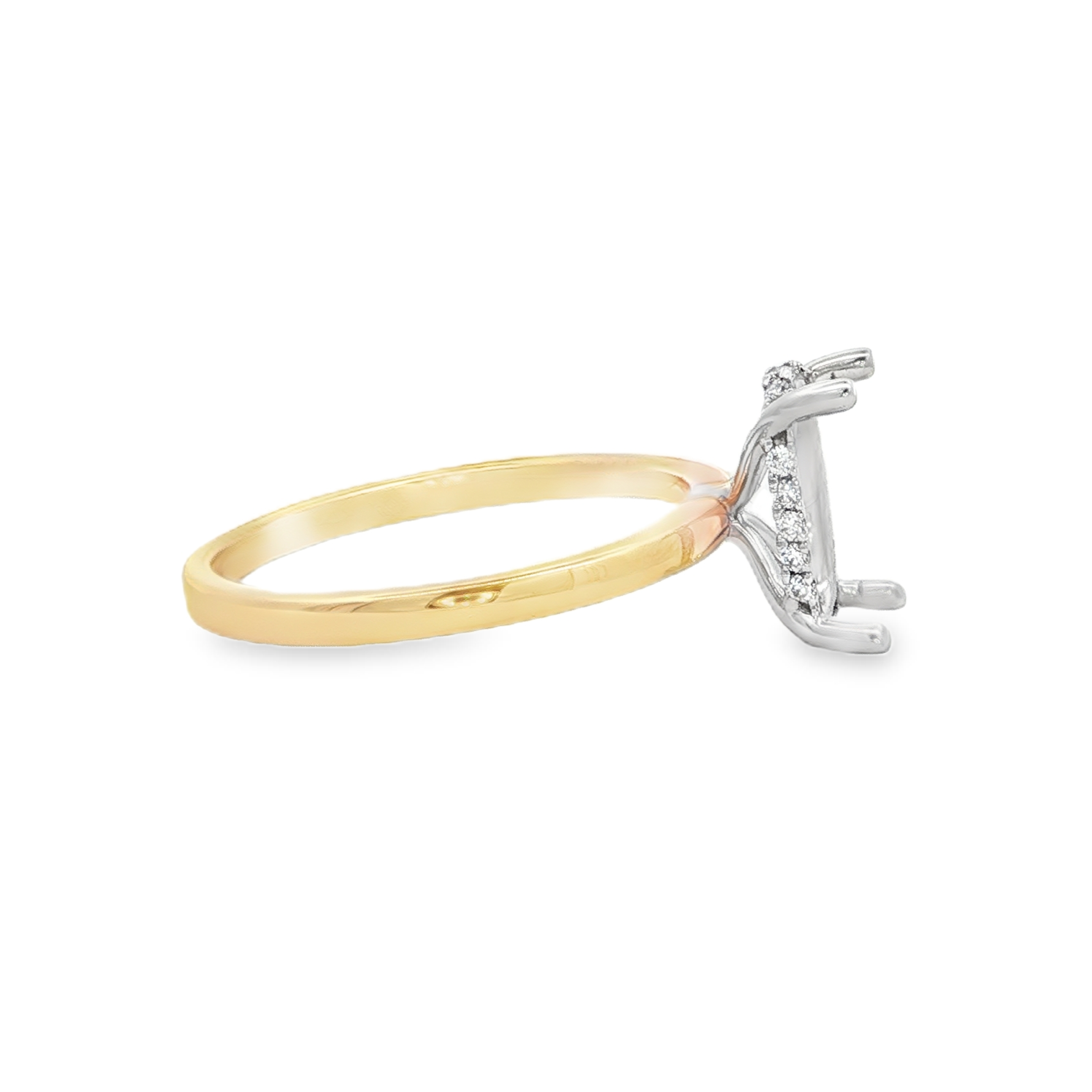 Yes by Martin Binder Oval Engagement Ring Mounting (0.09 ct. tw.)