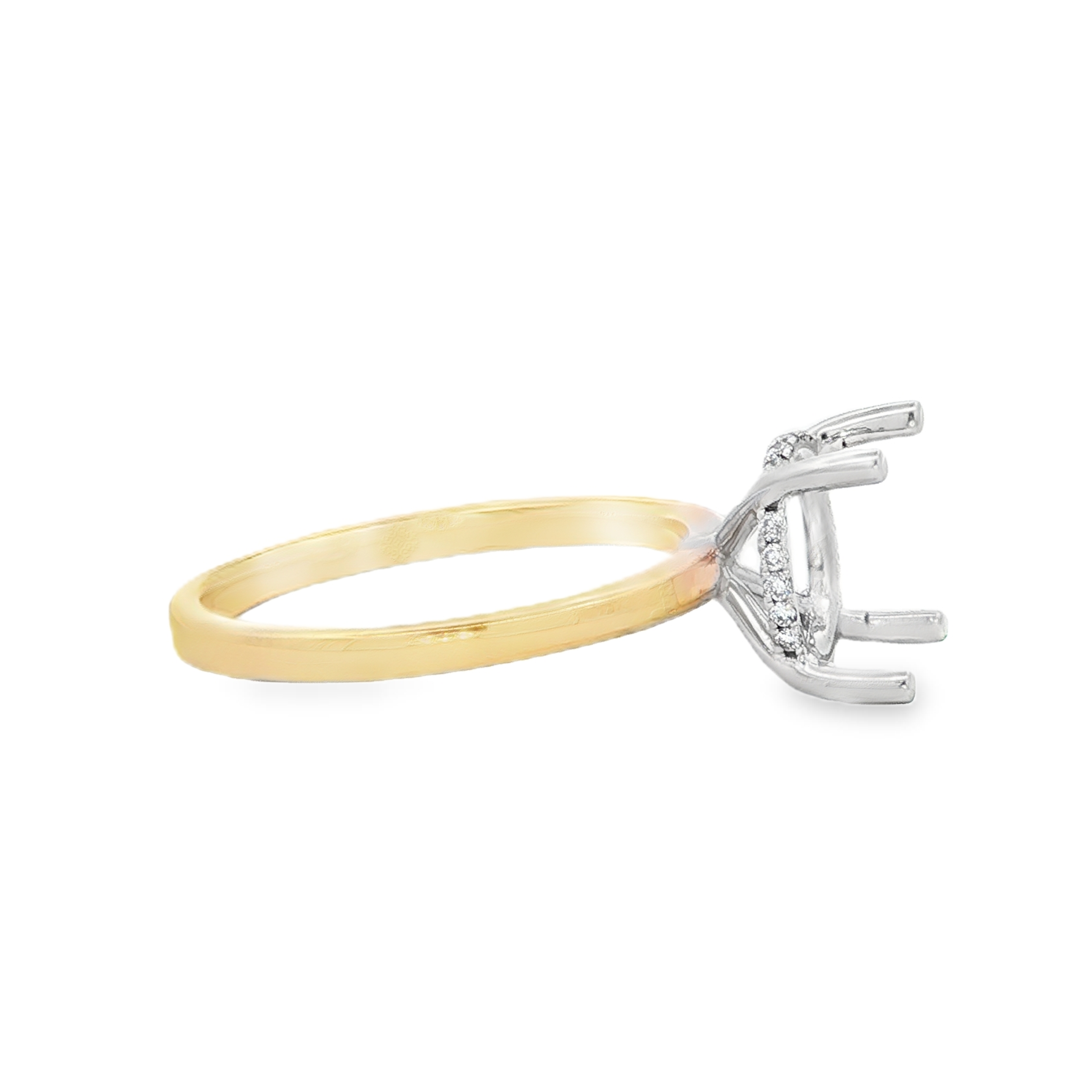 Yes by Martin Binder Round Engagement Ring Mounting (0.08 ct. tw.)