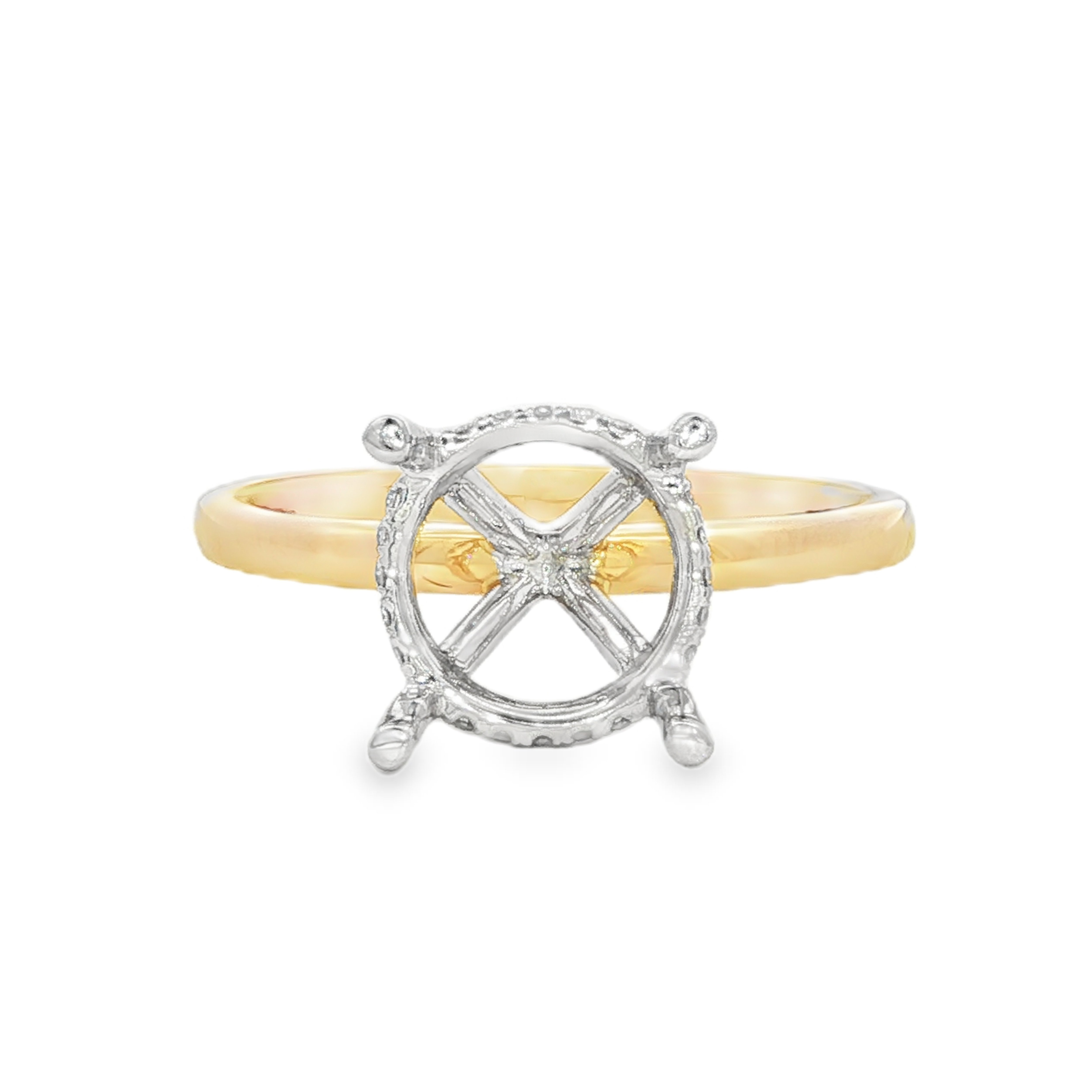 Yes by Martin Binder Round Engagement Ring Mounting (0.08 ct. tw.)