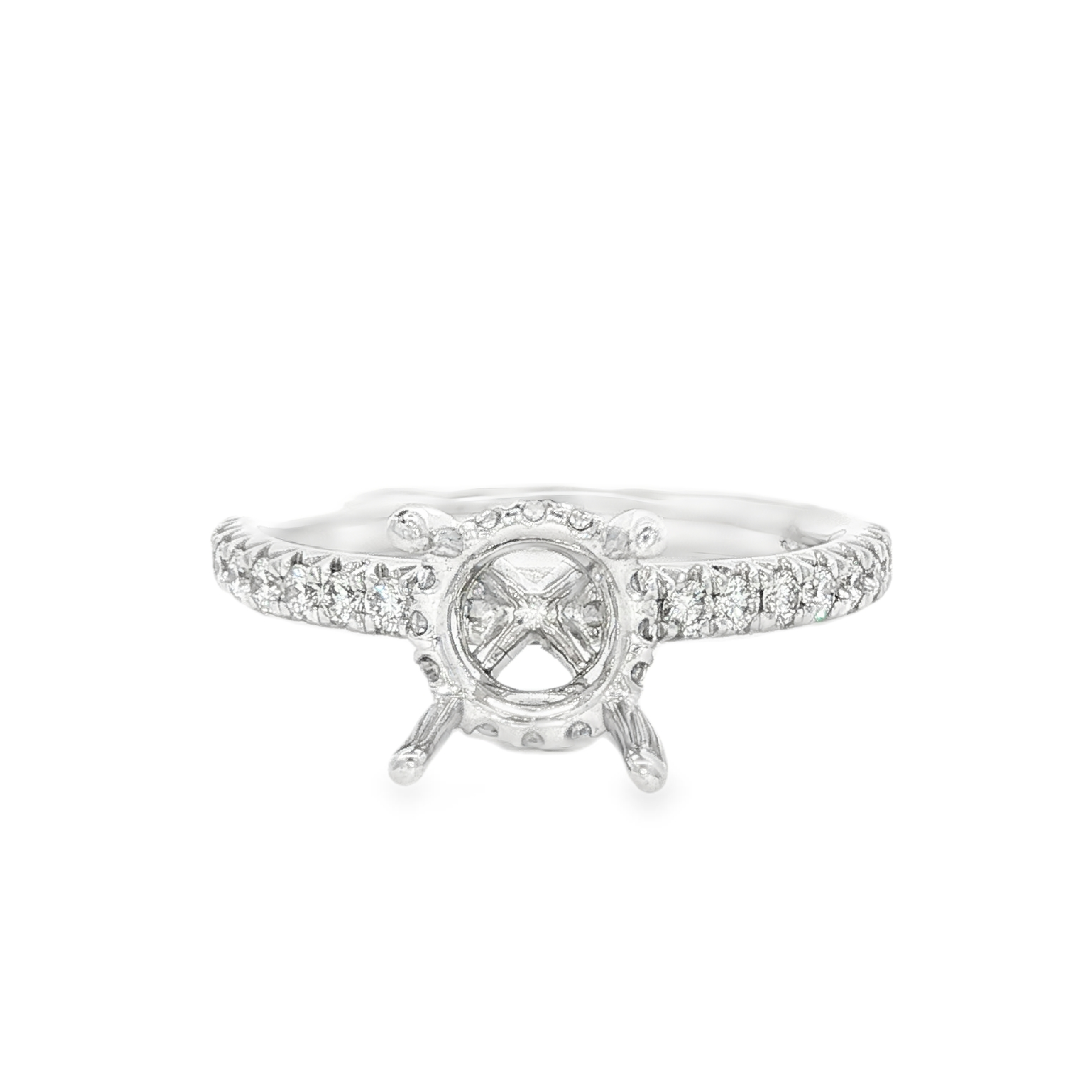 Yes by Martin Binder Round Diamond Engagement Ring Mounting